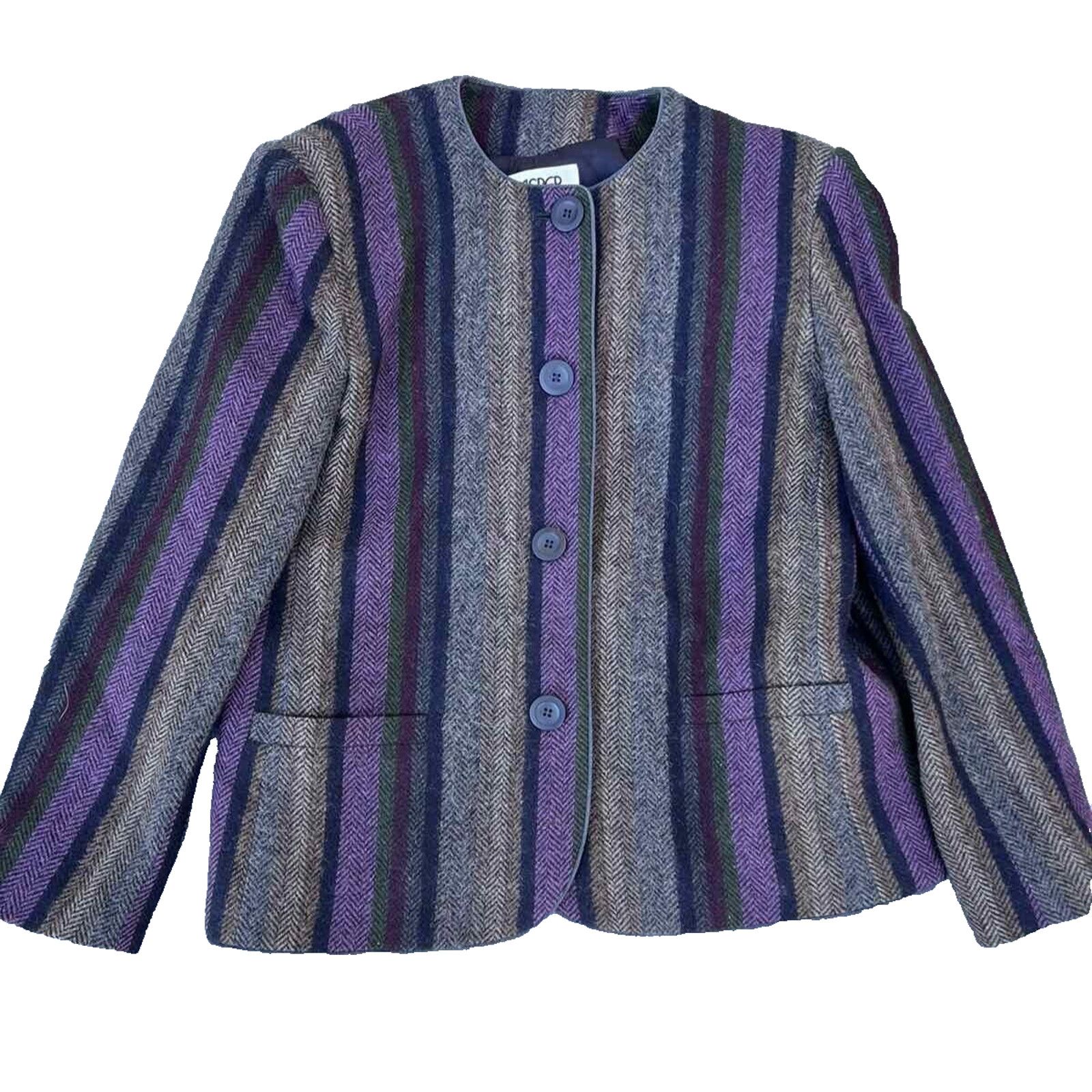Jasper Conran KASPER FOR A.S.L. PETITE Wool Alpaca Blend Size 10 A000212 Size L / US 10 / IT 46 - 1 Thumbnail