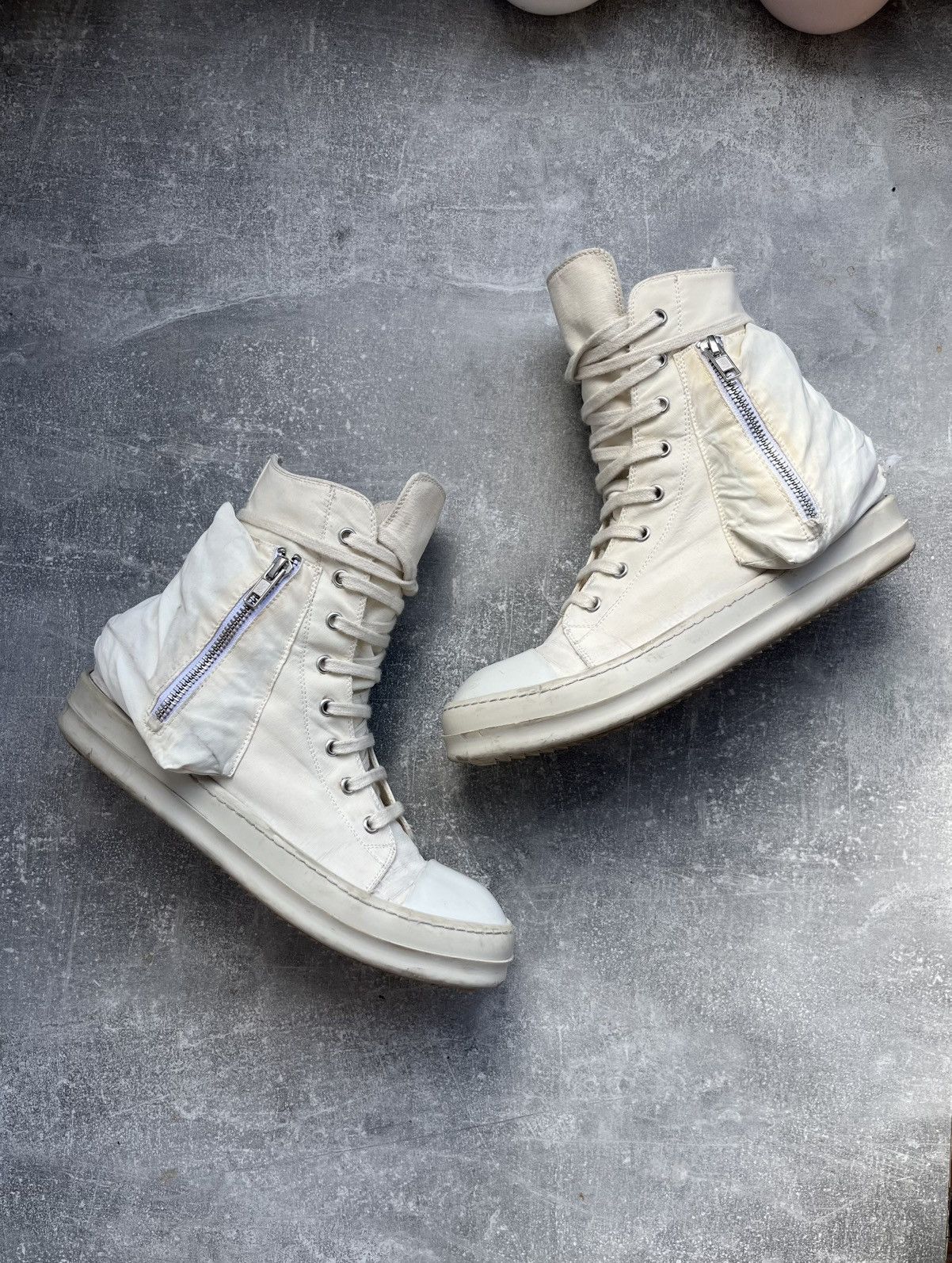 Rick Owens Rick owens ramones Size US 7 / EU 40 - 1 Thumbnail
