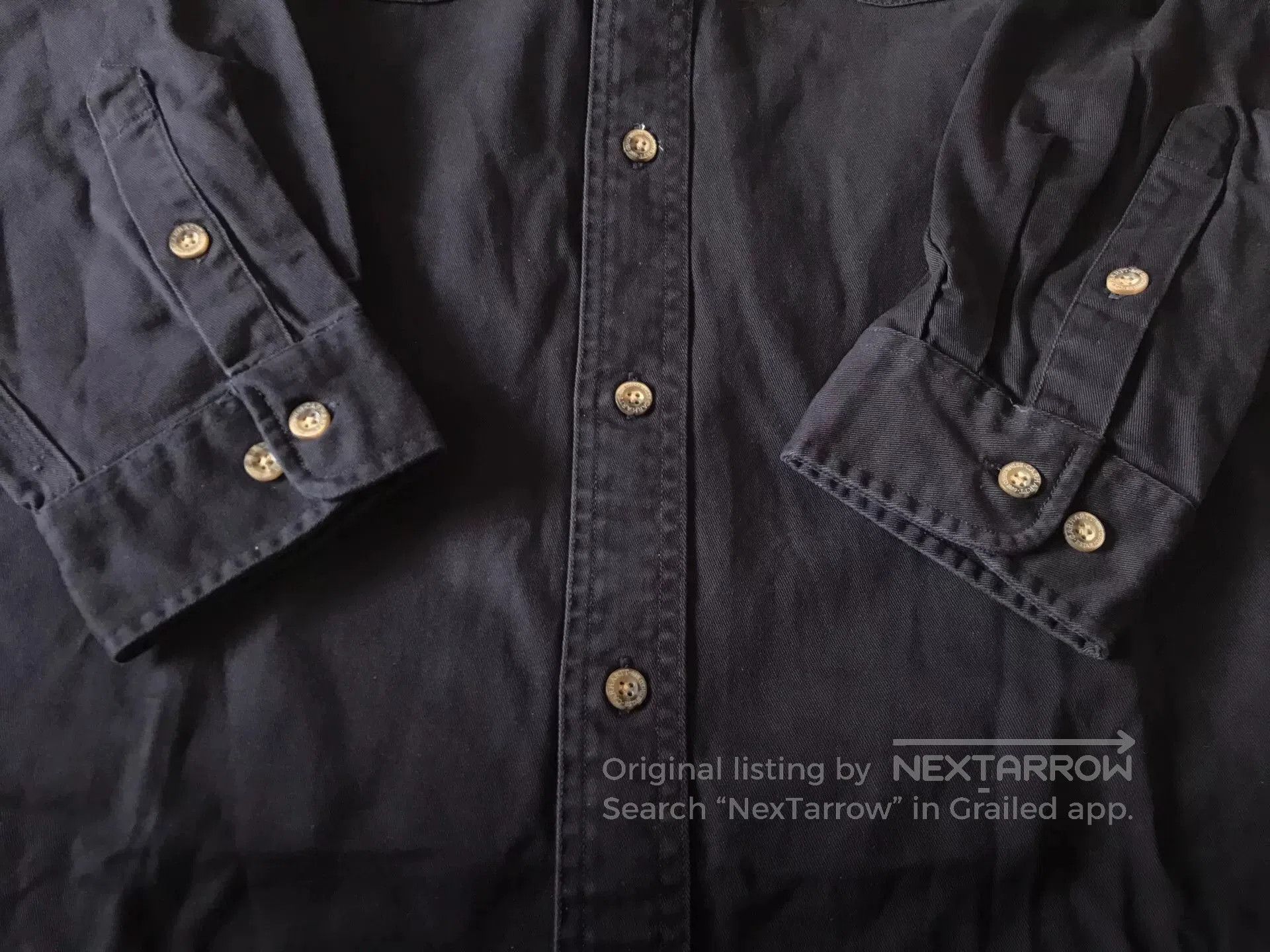 Carhartt Carhartt S09 MDT Midnight Blue Work Shirt. Size US L / EU 52-54 / 3 - 4 Thumbnail