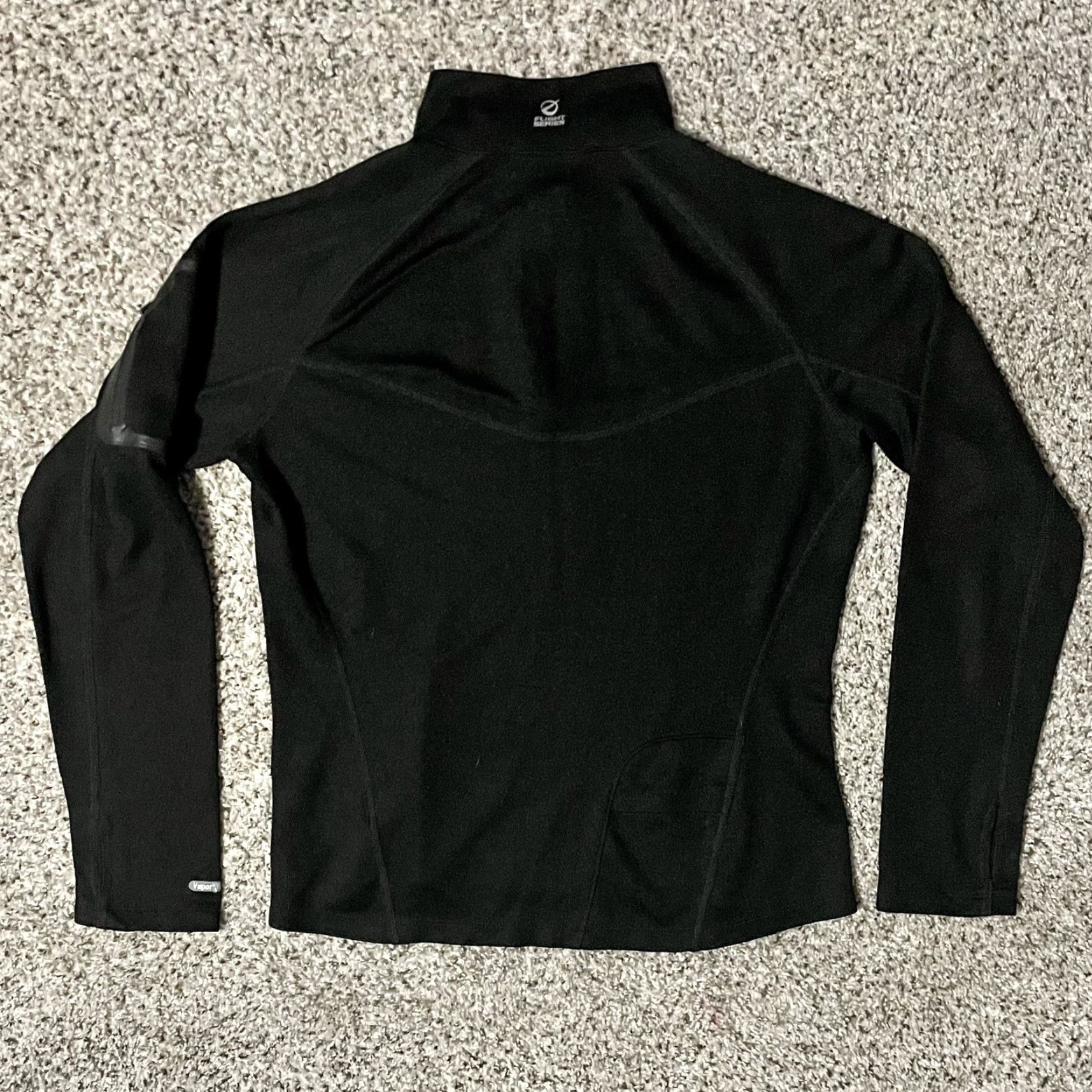 The North Face The North Face Flight Series Vapor Wick 1/4 Zip Pullover Black L Womens - Hole in Left Arm Pocket, Base Layer, Activewear Size L / US 10 / IT 46 - 3 Thumbnail