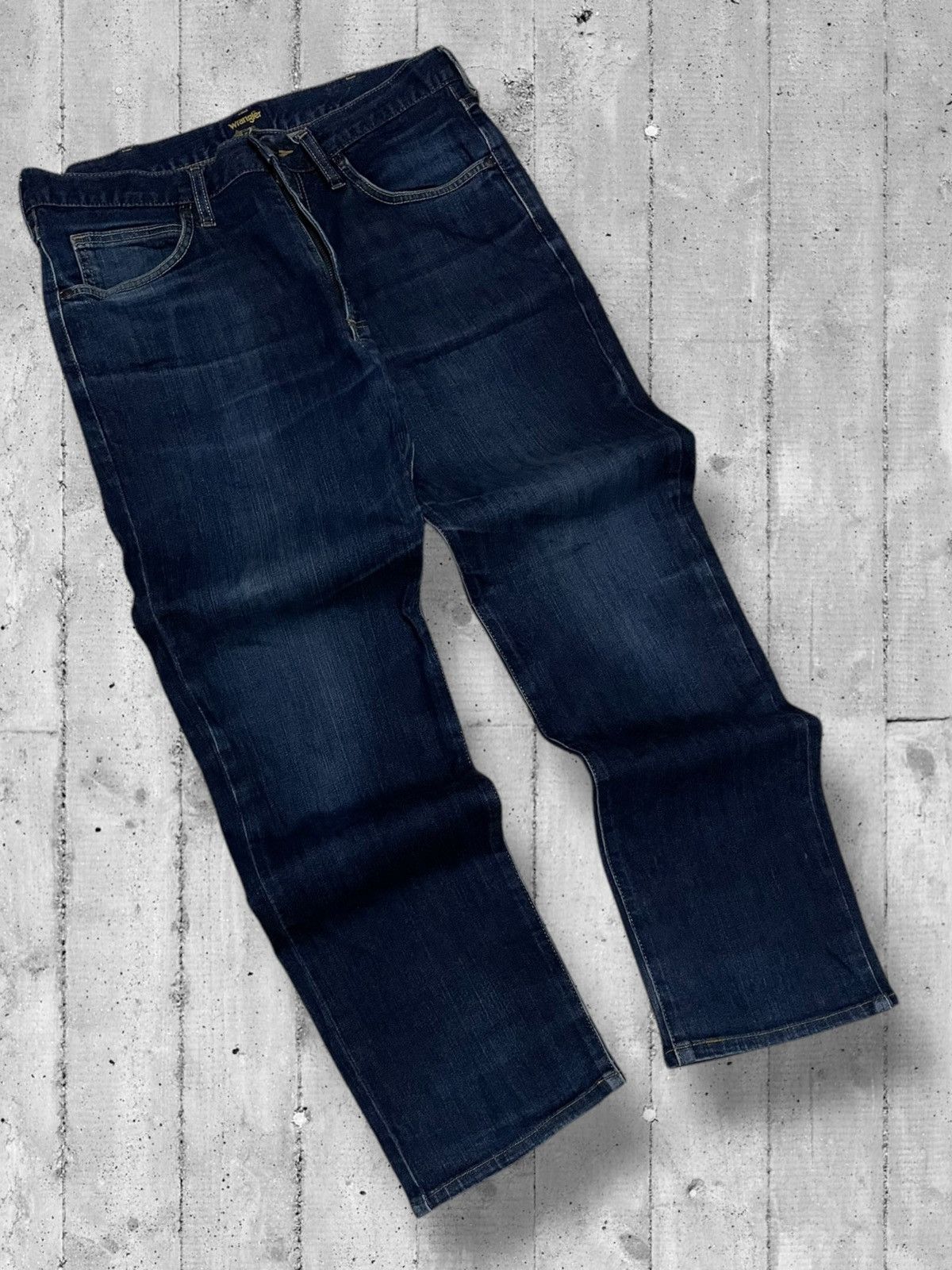 Designer × Vintage × Wrangler Vintage 90s Designer Wrangler Crafted With Pride Blue Denim Size US 32 / EU 48 - 2 Thumbnail