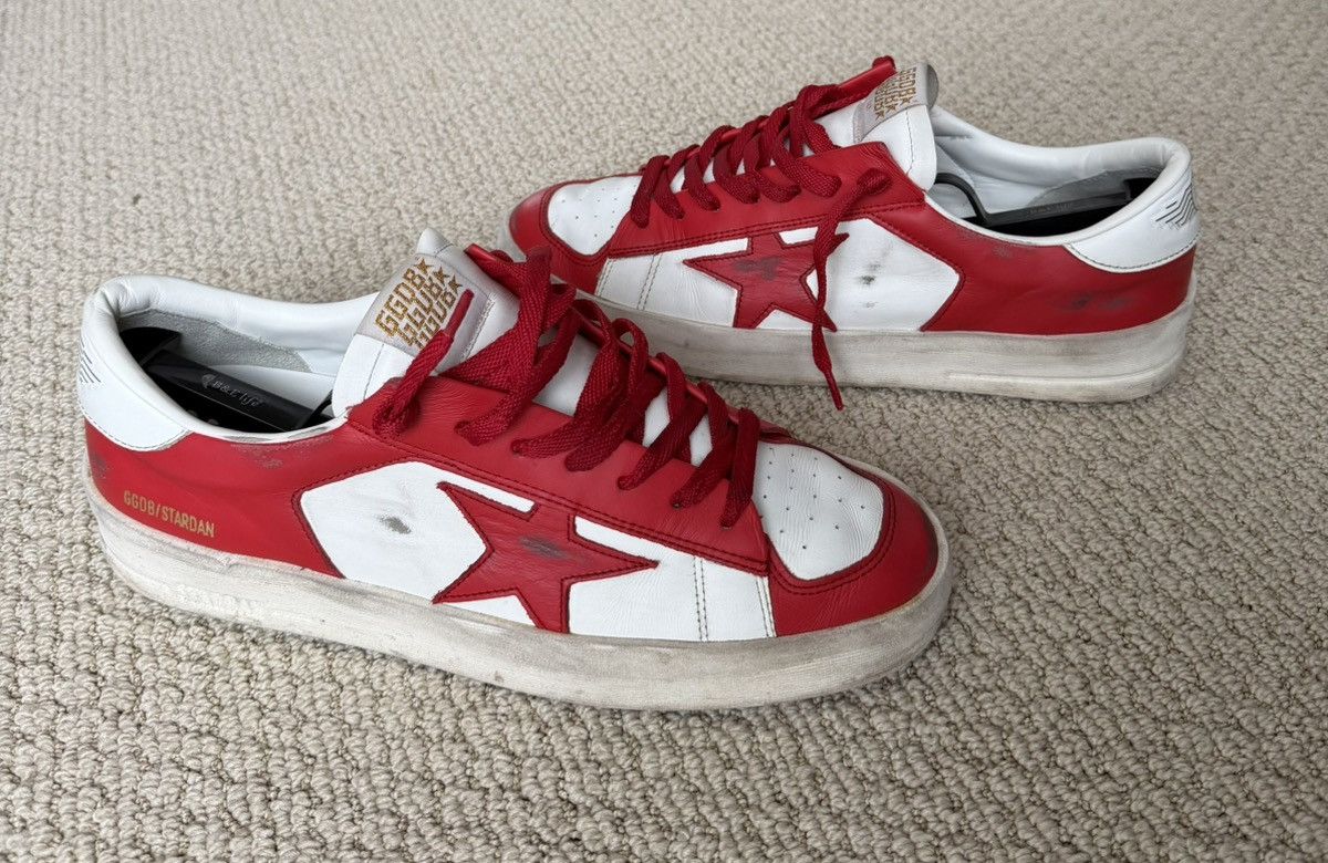 Golden Goose Golden Goose Stardan Red Size US 10 / EU 43 - 5 Thumbnail