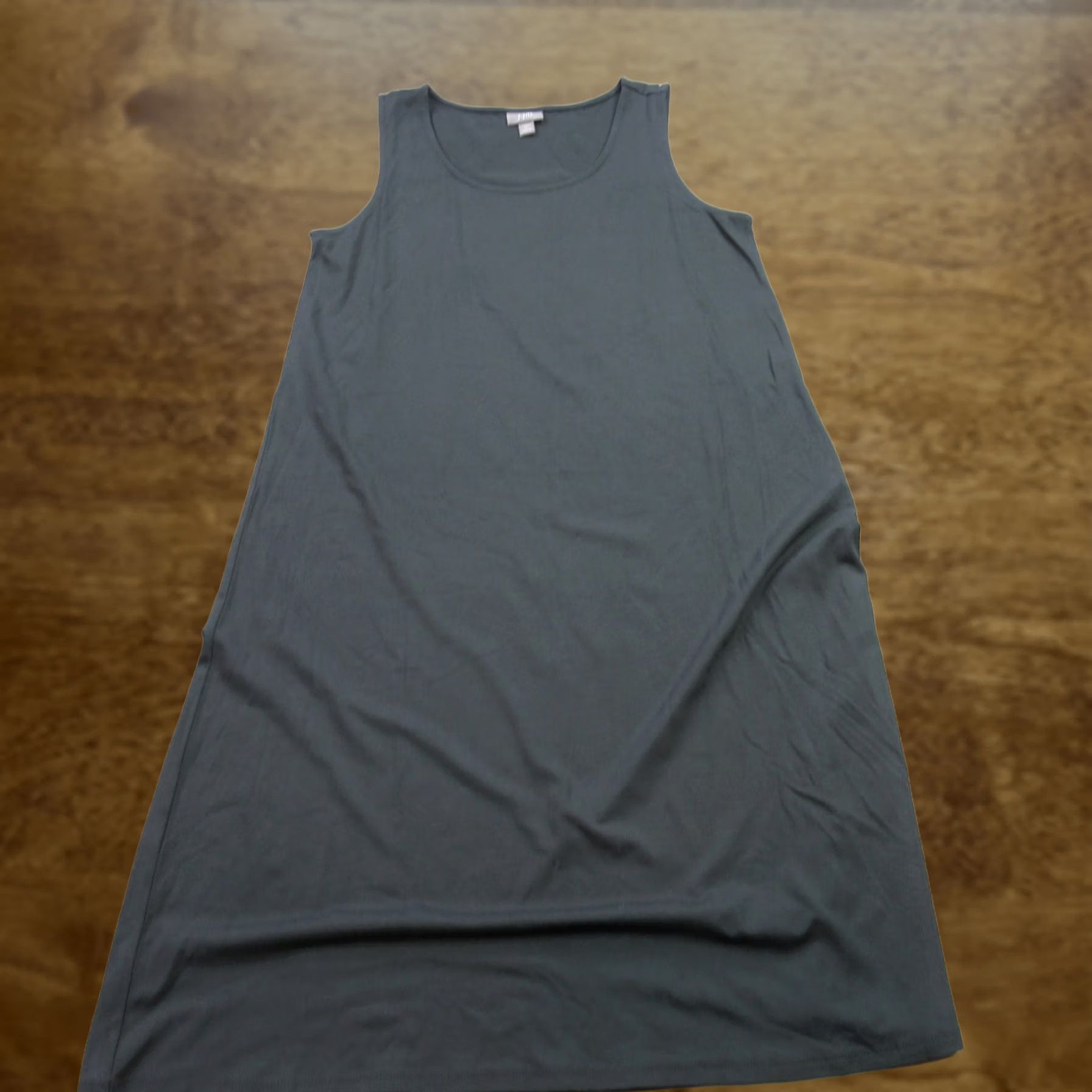 J. Jill J. Jill Dress Womens Small Sleeveless Lightweight Pullover Casual Gray Crew Neck Knit Long Dress Style: Slip Dress Size S / US 4 / IT 40 - 1 Thumbnail