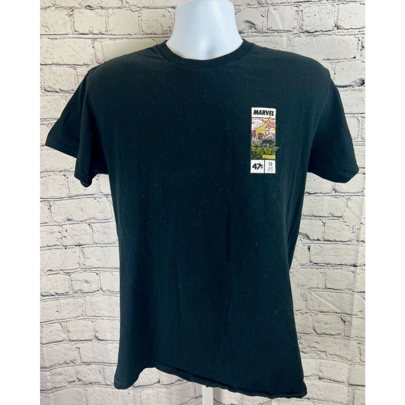 Marvel Comics Marvel Black Panther Wakanda Vintage Men's Large T-Shirt Size US L / EU 52-54 / 3 - 1 Thumbnail