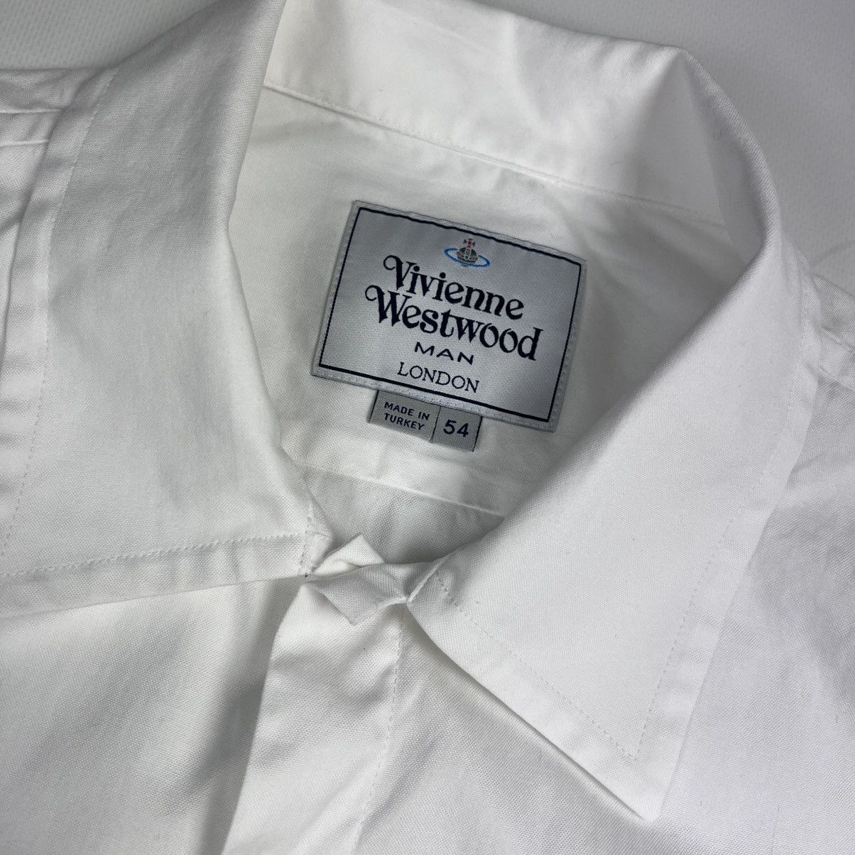 Designer × Vivienne Westwood Vivienne Westwood white short sleeve shirt Size US L / EU 52-54 / 3 - 5 Thumbnail