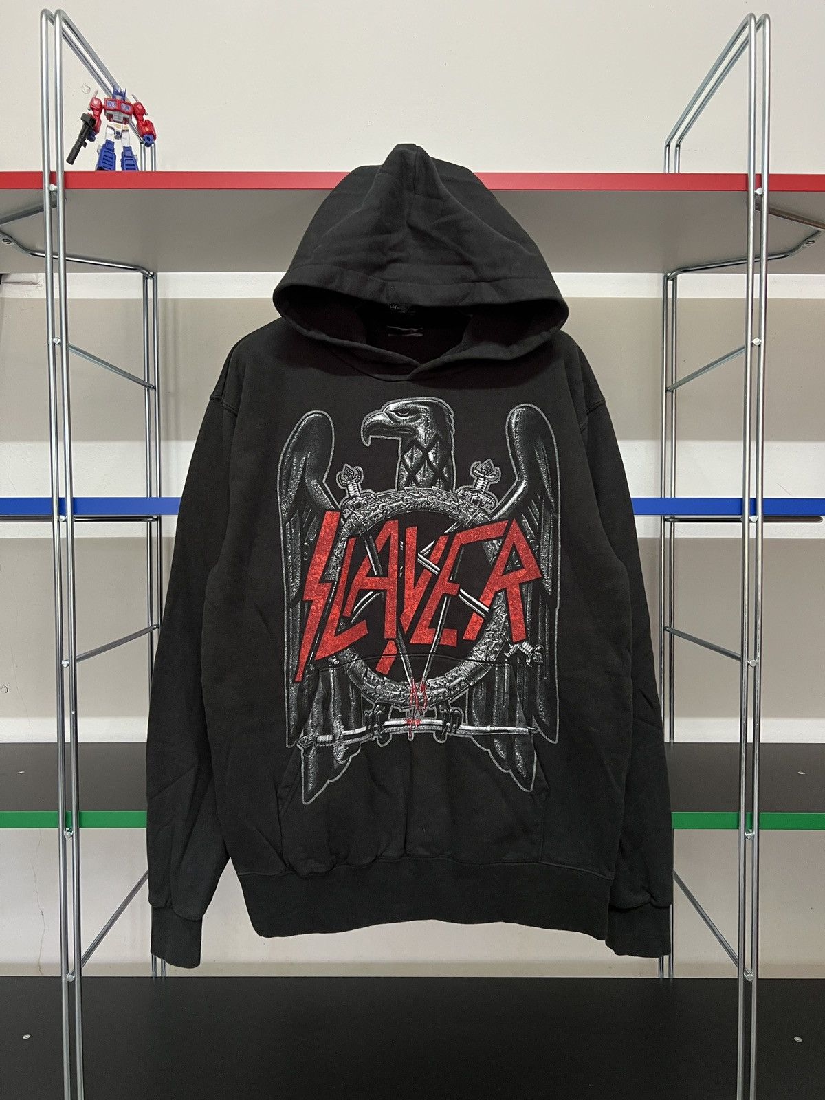 Band Tees Rare Vintage 90s Slayer Slaytanic M Metal Band Hoodie Size US M / EU 48-50 / 2 - 1 Thumbnail
