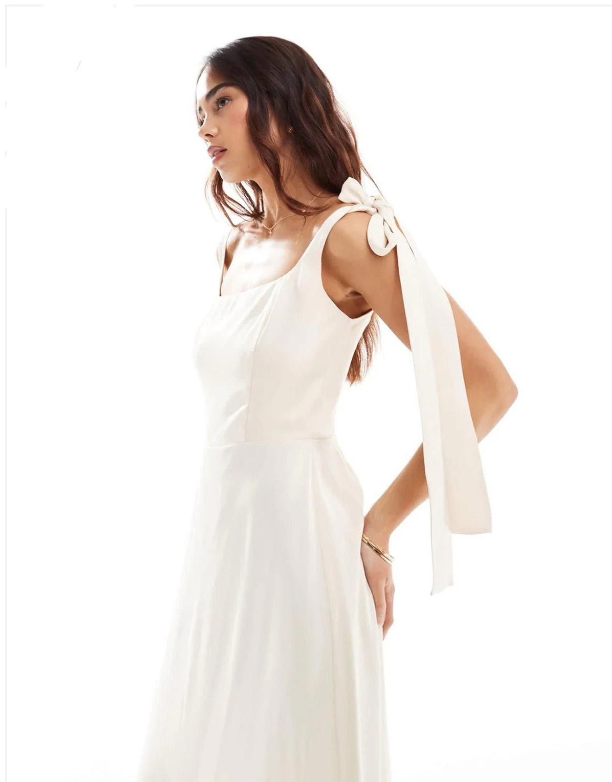 Other Maids to Measure maxi dress ivory Size 8/S NEW RPR £180 Size S / US 4 / IT 40 - 5 Thumbnail