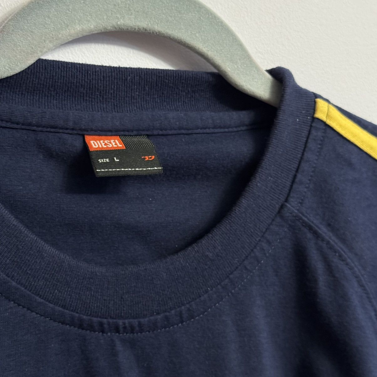 Diesel Diesel Vintage Vertical Logo Long Sleeve Navy L Size US L / EU 52-54 / 3 - 9 Thumbnail