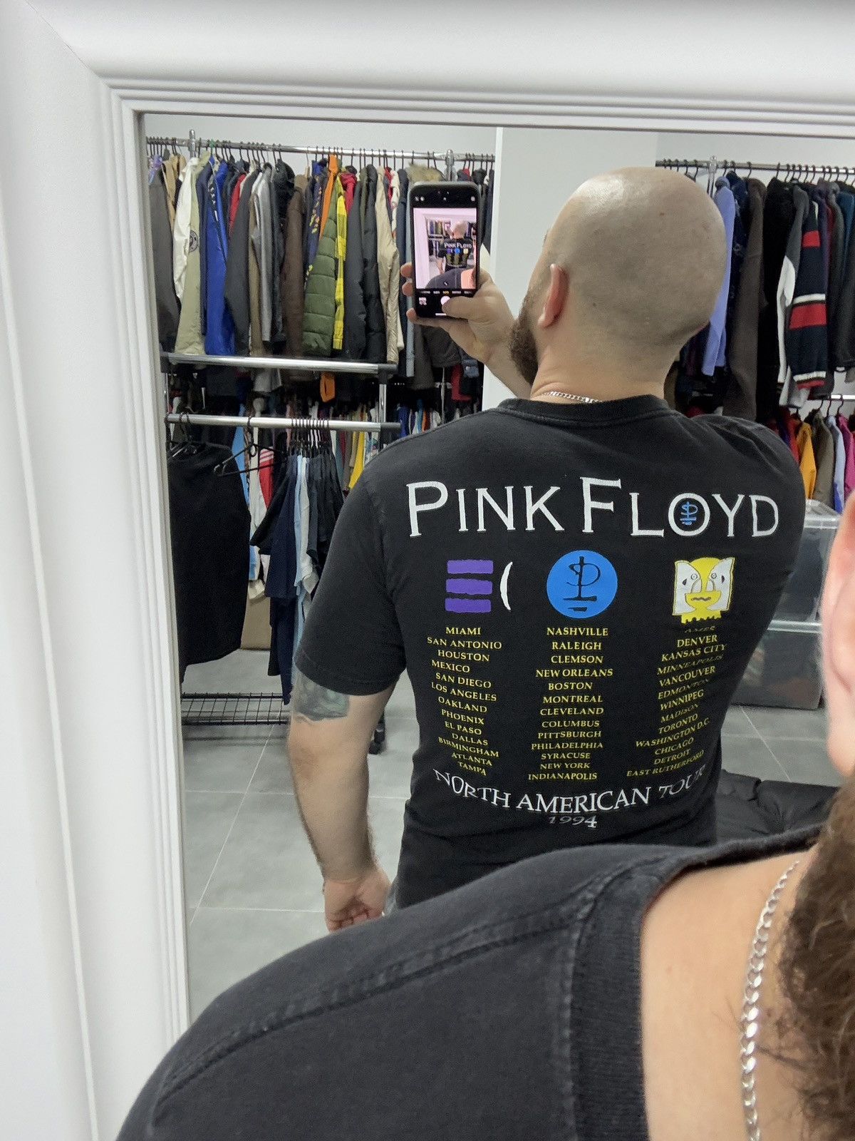 Band Tees × Pink Floyd × Vintage Vintage Pink Floyd "North American Tour 1994" T-Shirt Size M Size US M / EU 48-50 / 2 - 3 Thumbnail
