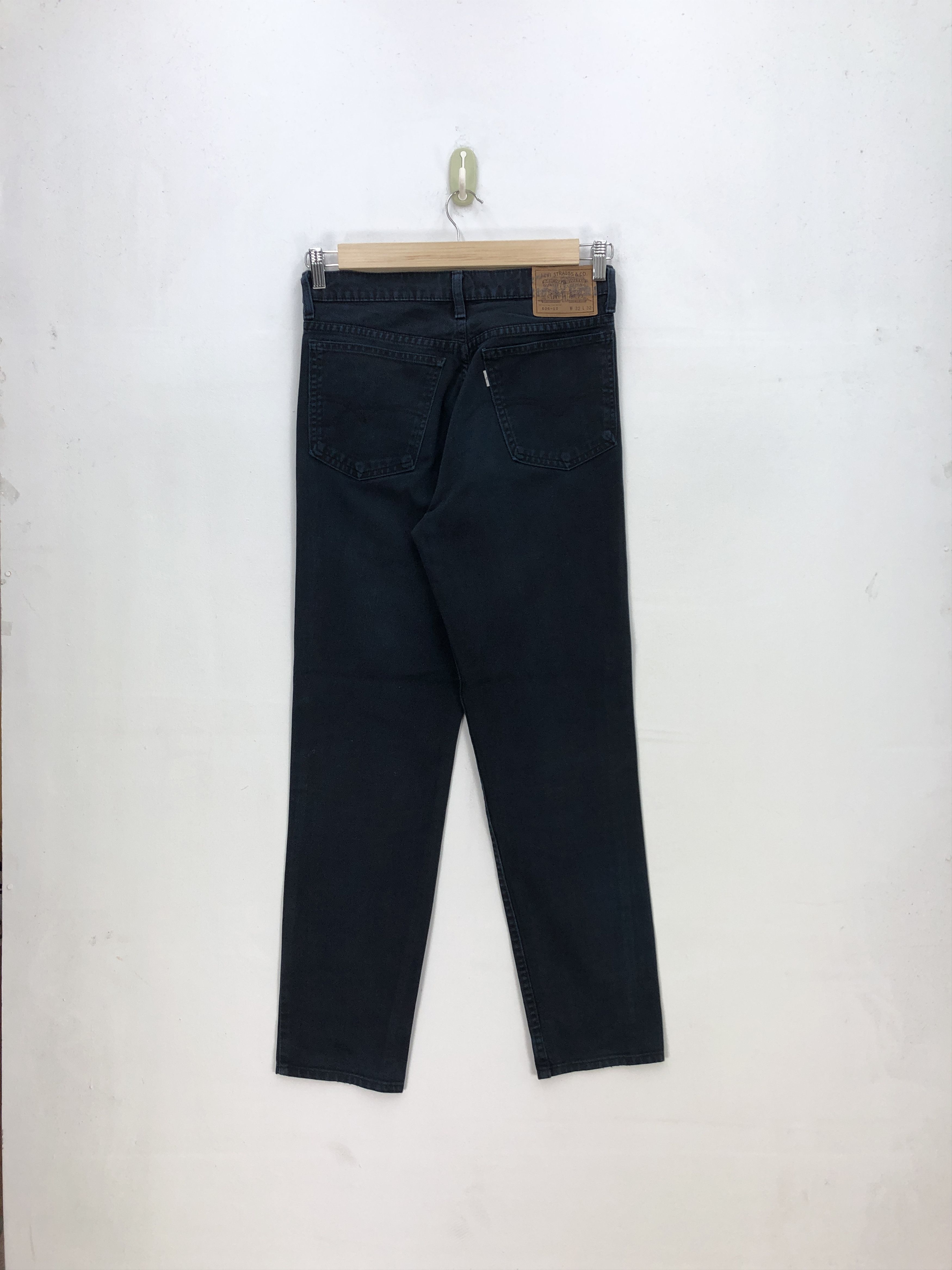 Levi's Vintage Levis Faded Black Jeans Levi's 606 Light Wash Denim Size US 30 / EU 46 - 2 Thumbnail