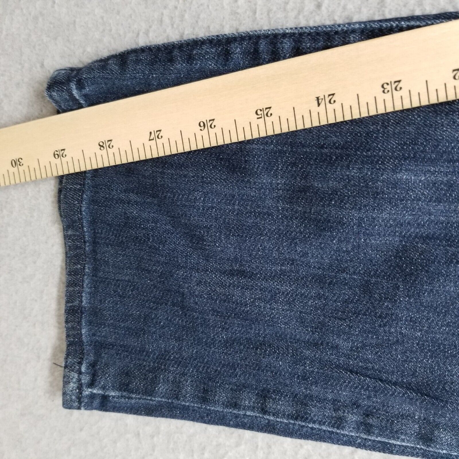 Gap Gap Jeans Womens 8 Blue Denim Straight 32x29 Stretch Zip Fly Size 30" / US 8 / IT 44 - 4 Thumbnail