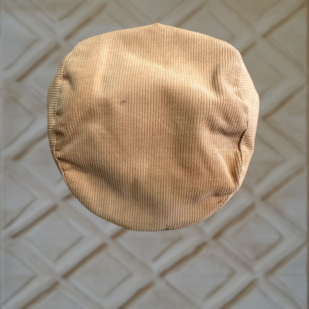 Disney VINTAGE Dorfman Pacific Hat Cap Beige Corduroy Paper Boy Cabby Small Mens Size ONE SIZE - 1 Thumbnail