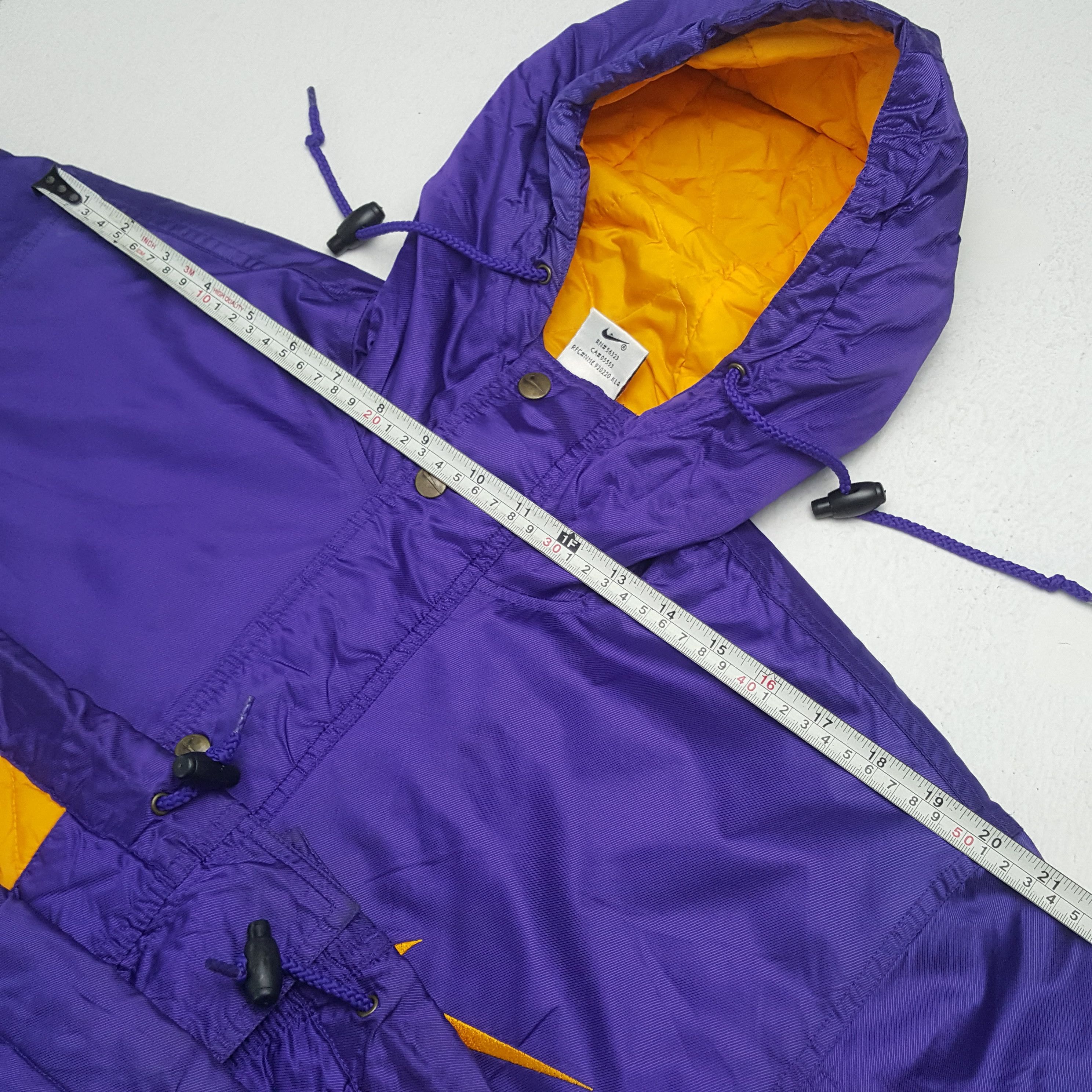 Nike NIKE Big Logo Design Jacket With Hoodies C289N4 Size US L / EU 52-54 / 3 - 7 Thumbnail