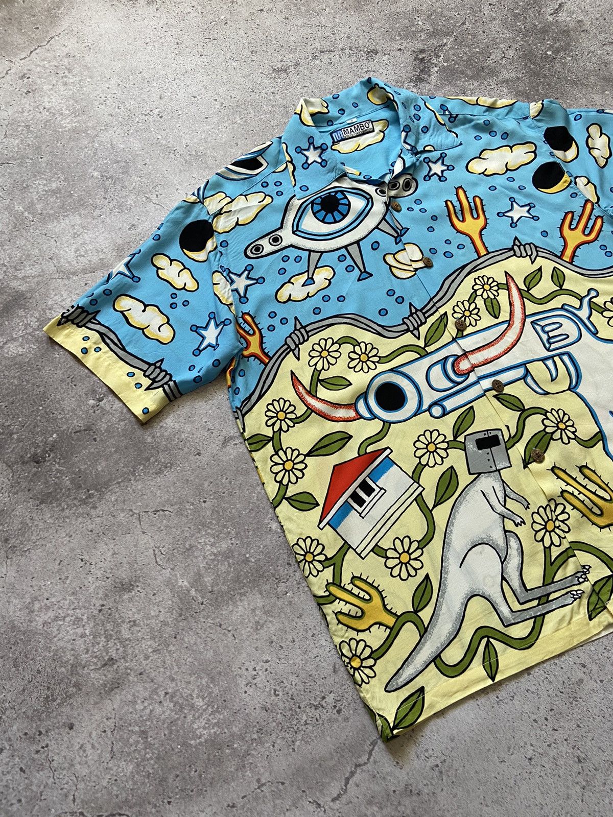 Mambo Vintage Very Rare Mambo Sheriff Of Nothing Shirt 2001 Size US S / EU 44-46 / 1 - 6 Thumbnail