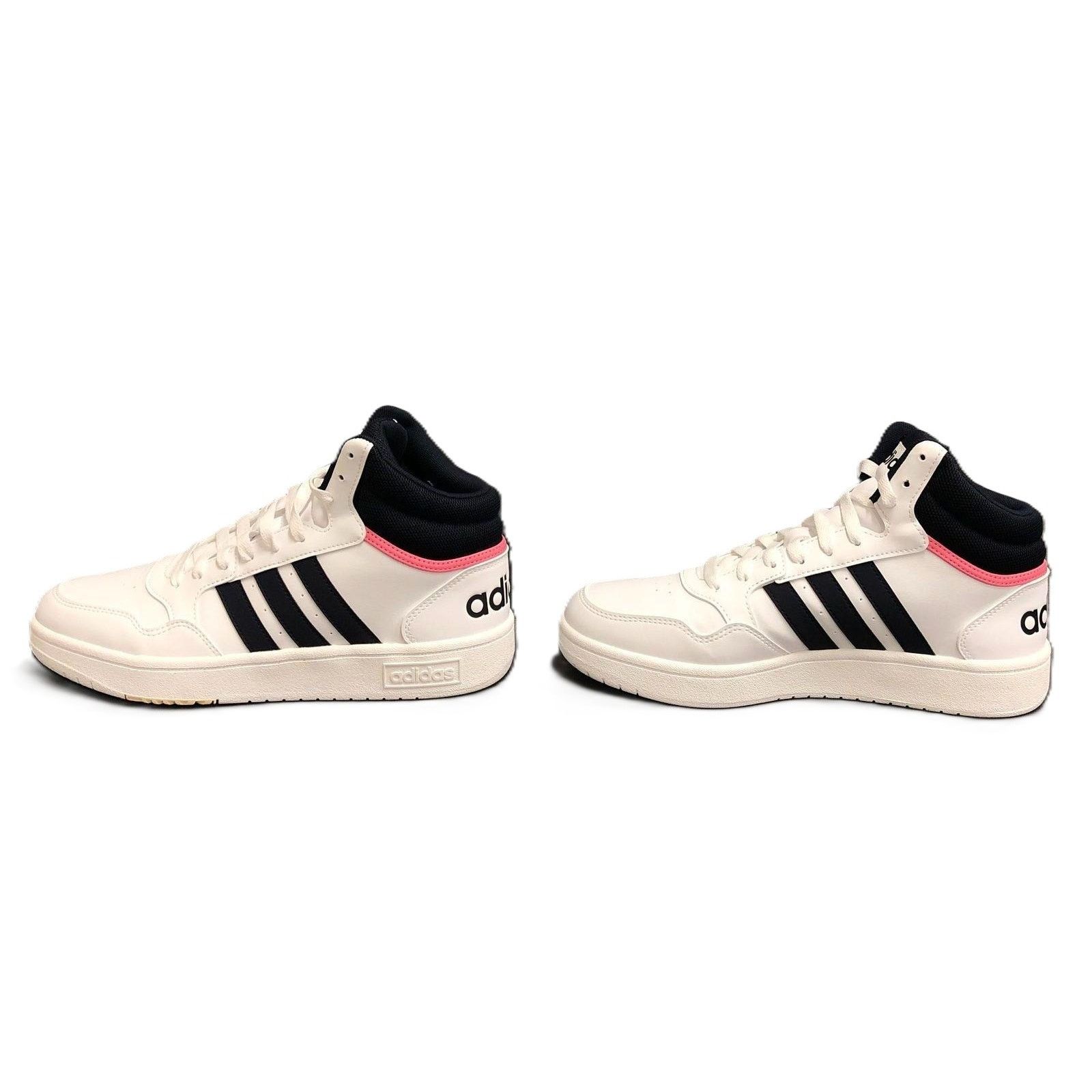 Adidas Adidas Hoops 3.0 Cloud White Legend Ink Mid Sneakers Size US 9 / IT 39 - 7 Thumbnail