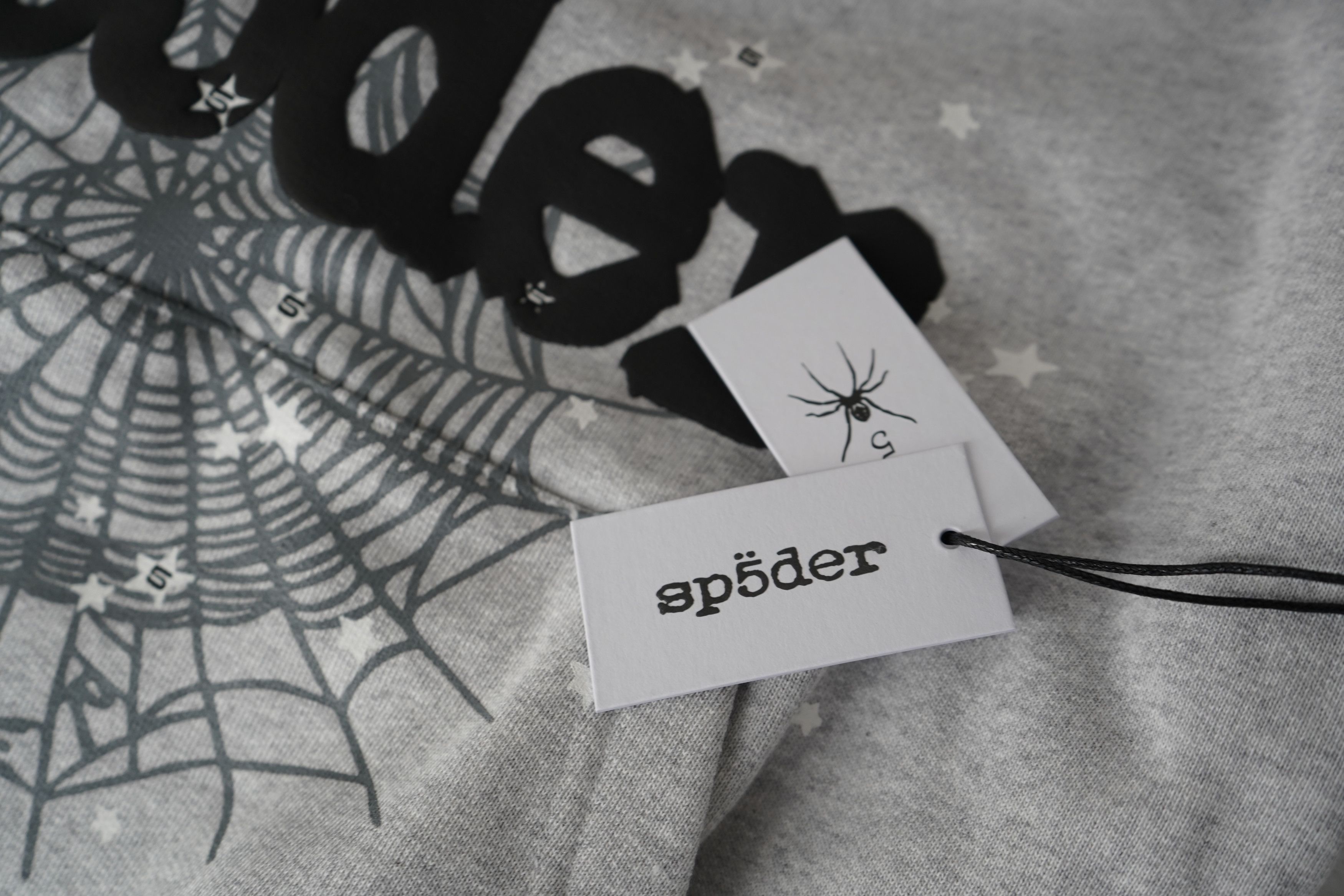 Sp5der Sp5der - Souvenir Hoodie (I Love Sp5der) - Heather Grey, M Size US M / EU 48-50 / 2 - 5 Thumbnail