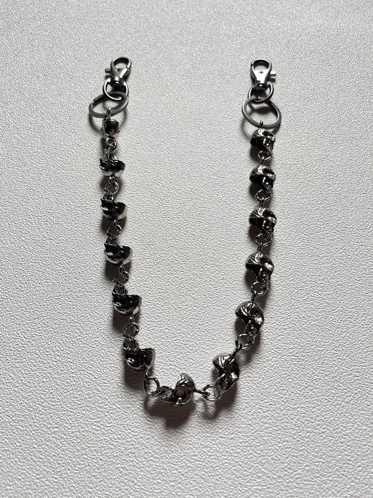 If Six Was Nine Ifsixwasnine Style Obsidian Skull Wallet Chain Size ONE SIZE - 4 Thumbnail