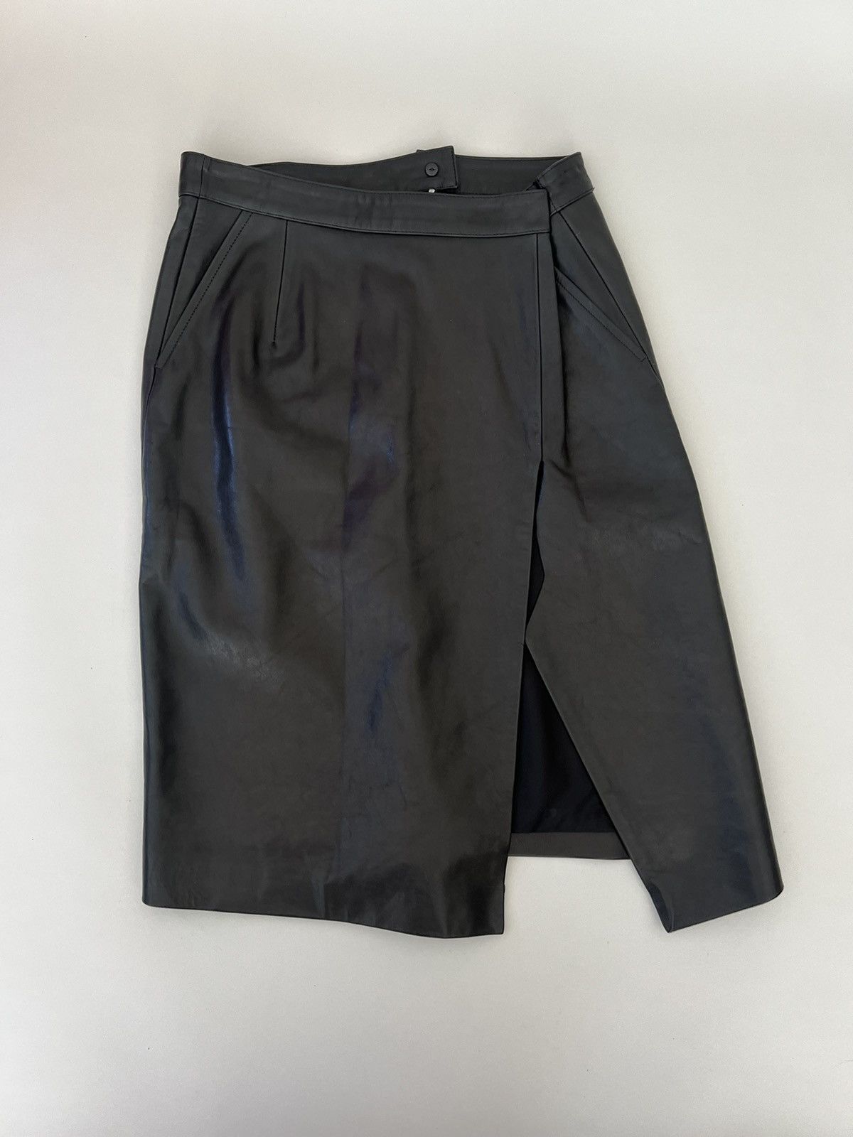 Vetements Vetements FW17 Leather Skirt Size 26" / US 2 / IT 38 - 1 Thumbnail