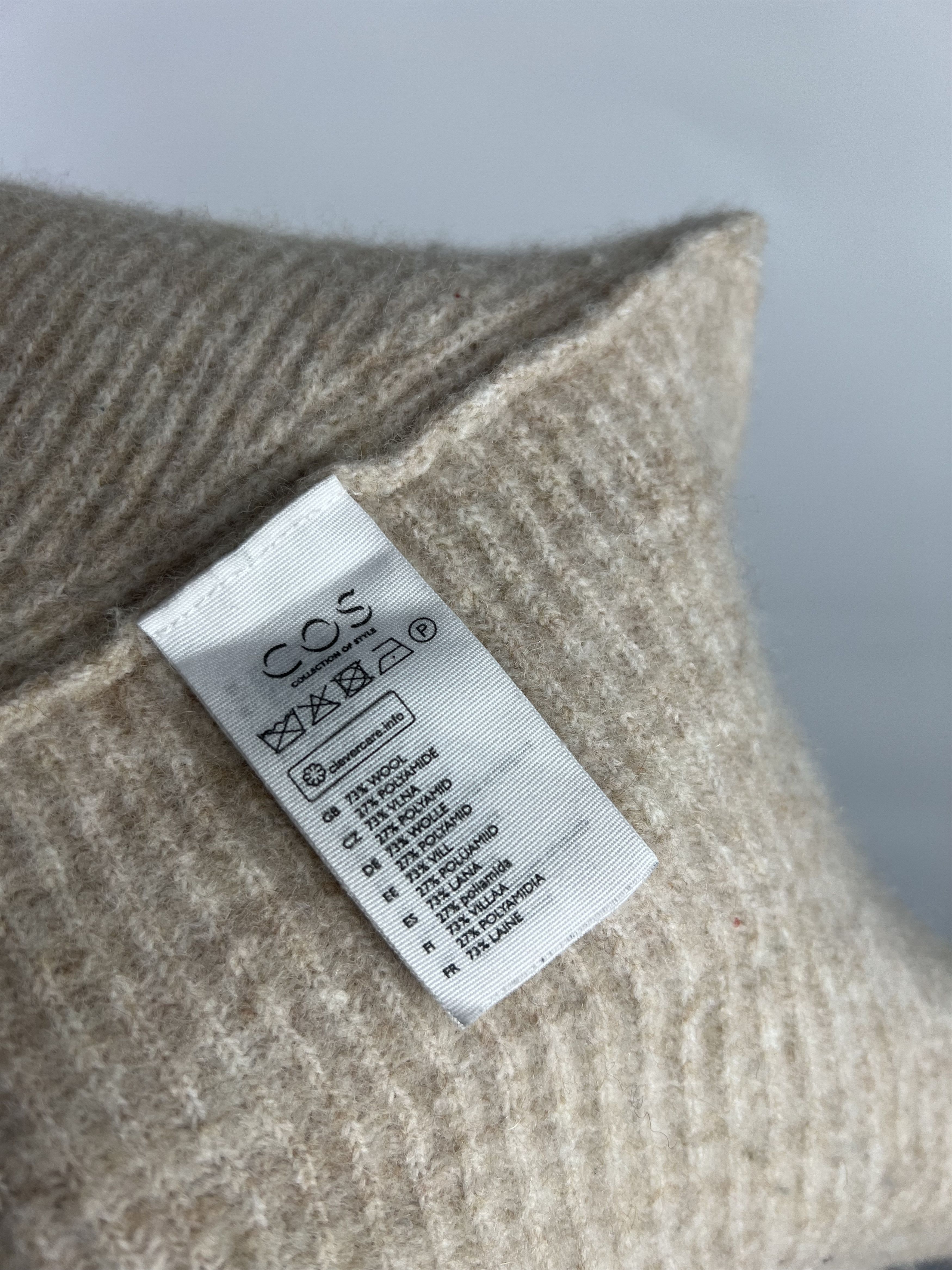Cos COS Women's Wool Ribbed Sweater Size S Size S / US 4 / IT 40 - 10 Thumbnail