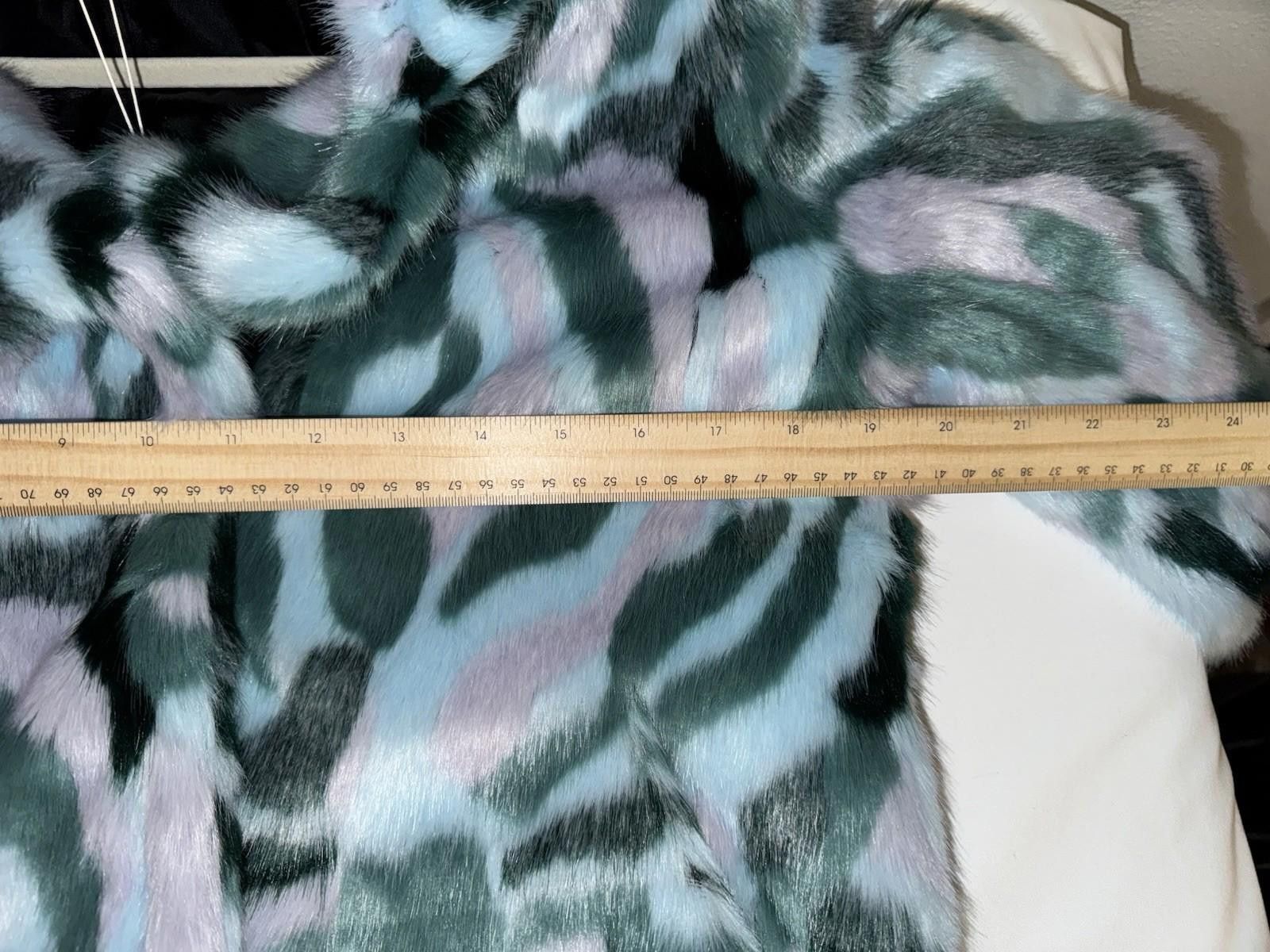 APPARIS DVF X APPARIS COLLAB SIZE XS FAUX-FUR LINED JACKET WOMENS Size XS / US 0-2 / IT 36-38 - 8 Thumbnail