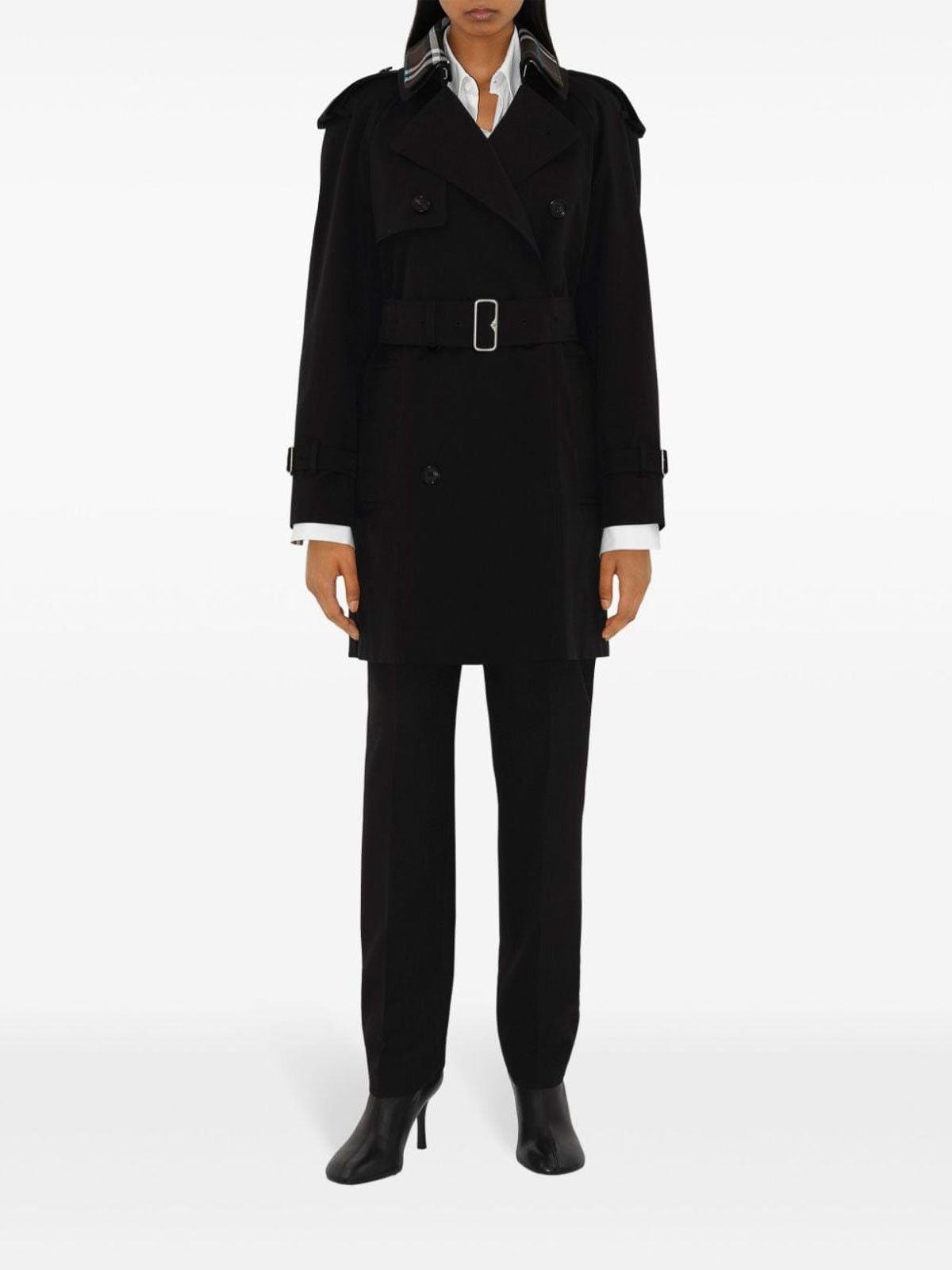 Burberry o1w1db10426 Trench Coat in Black Size L / US 10 / IT 46 - 5 Thumbnail