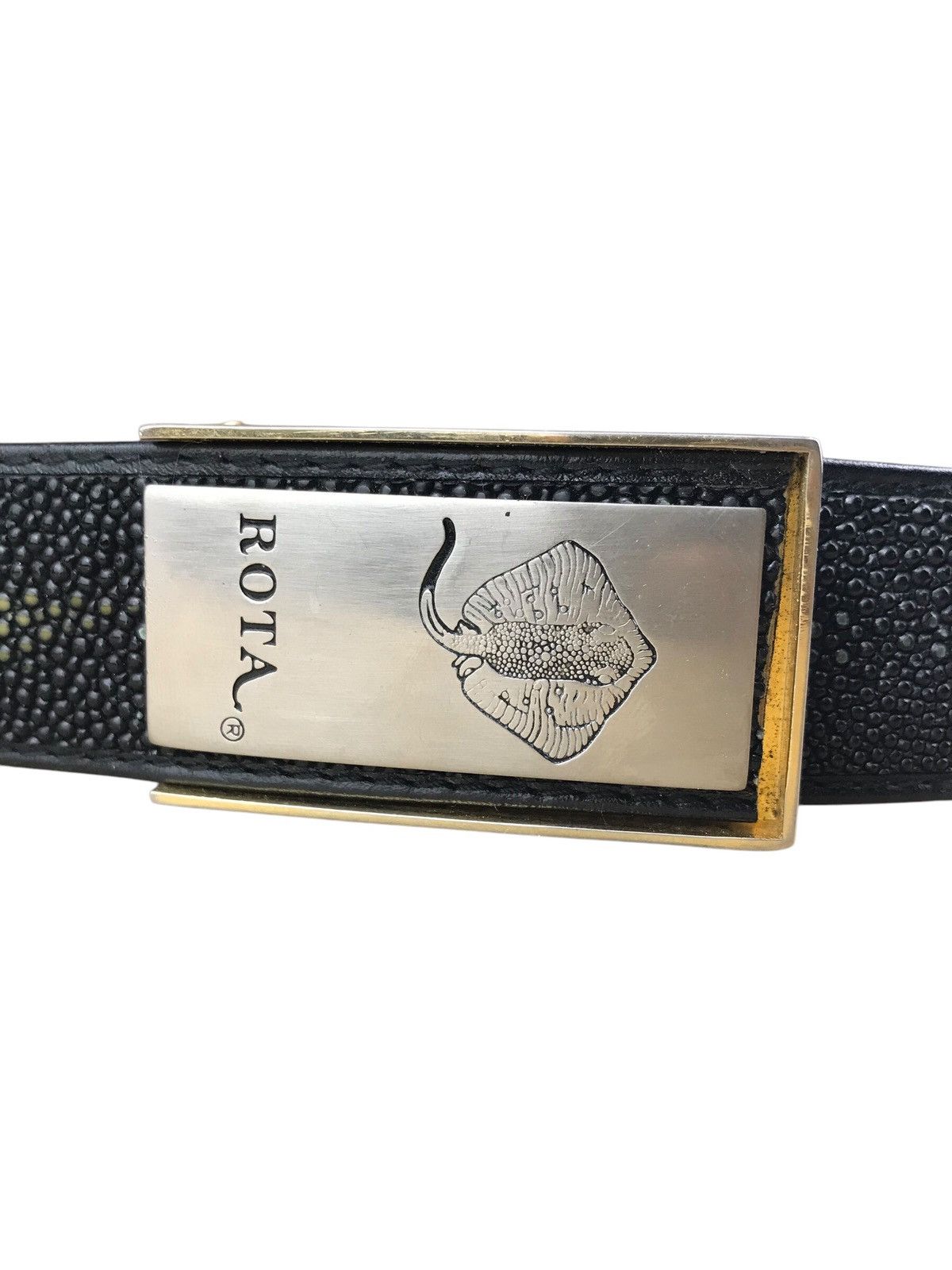 Rota × Vintage GENUINE STINGRAY SKIN WAIST BELT Size ONE SIZE - 2 Thumbnail