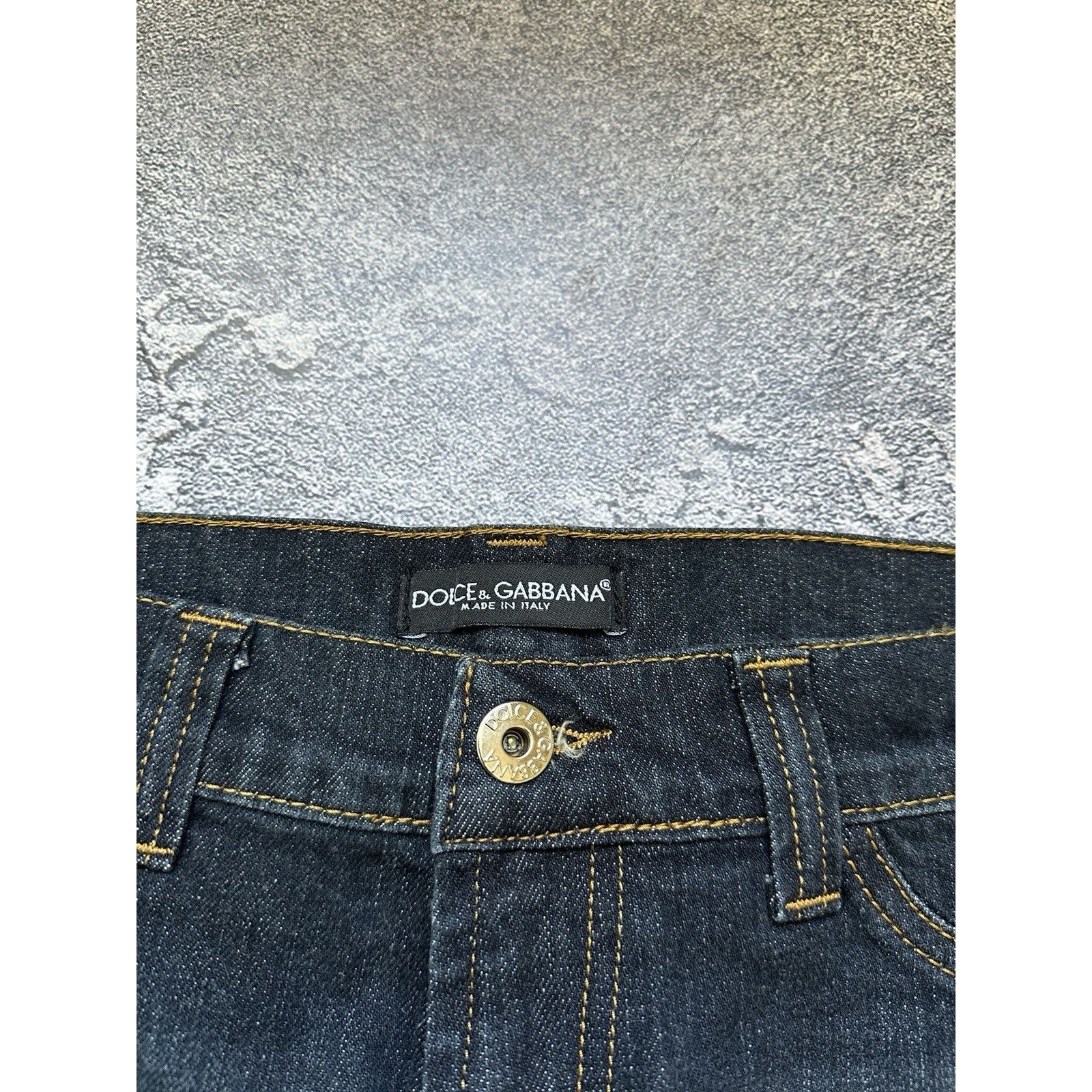 Dolce & Gabbana Dolce & Gabbana Don’t Touch My Bum Women’s Denim Pants Y2k Size 32" / US 10 / IT 46 - 10 Thumbnail