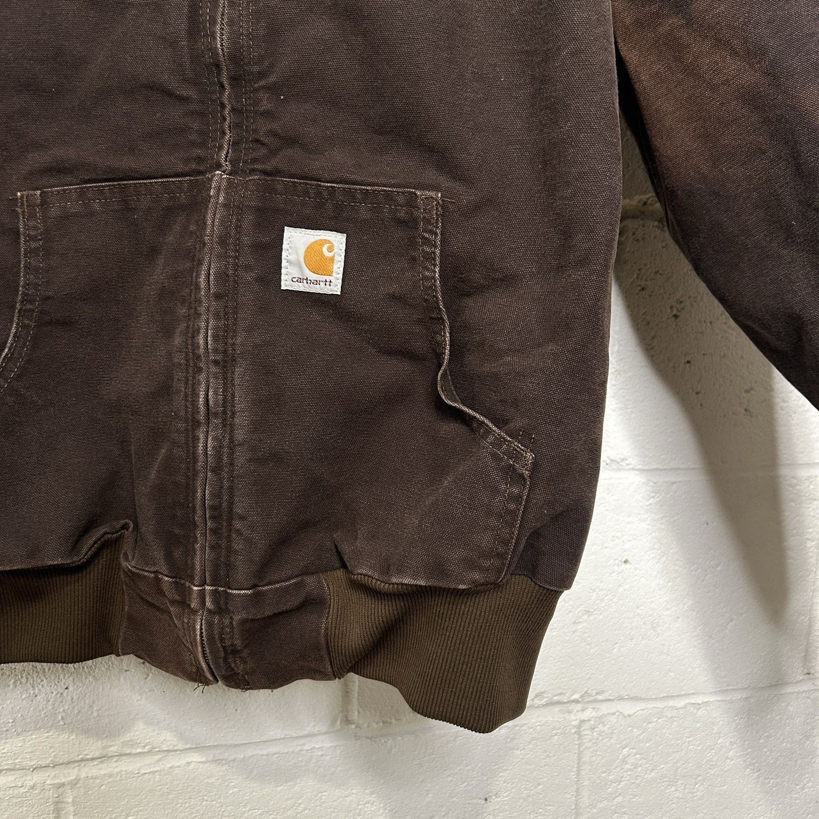 Carhartt Vintage Carhartt Hooded Active Jacket “Dark Brown” WJ130 DKB Size XL / US 12-14 / IT 48-50 - 3 Thumbnail
