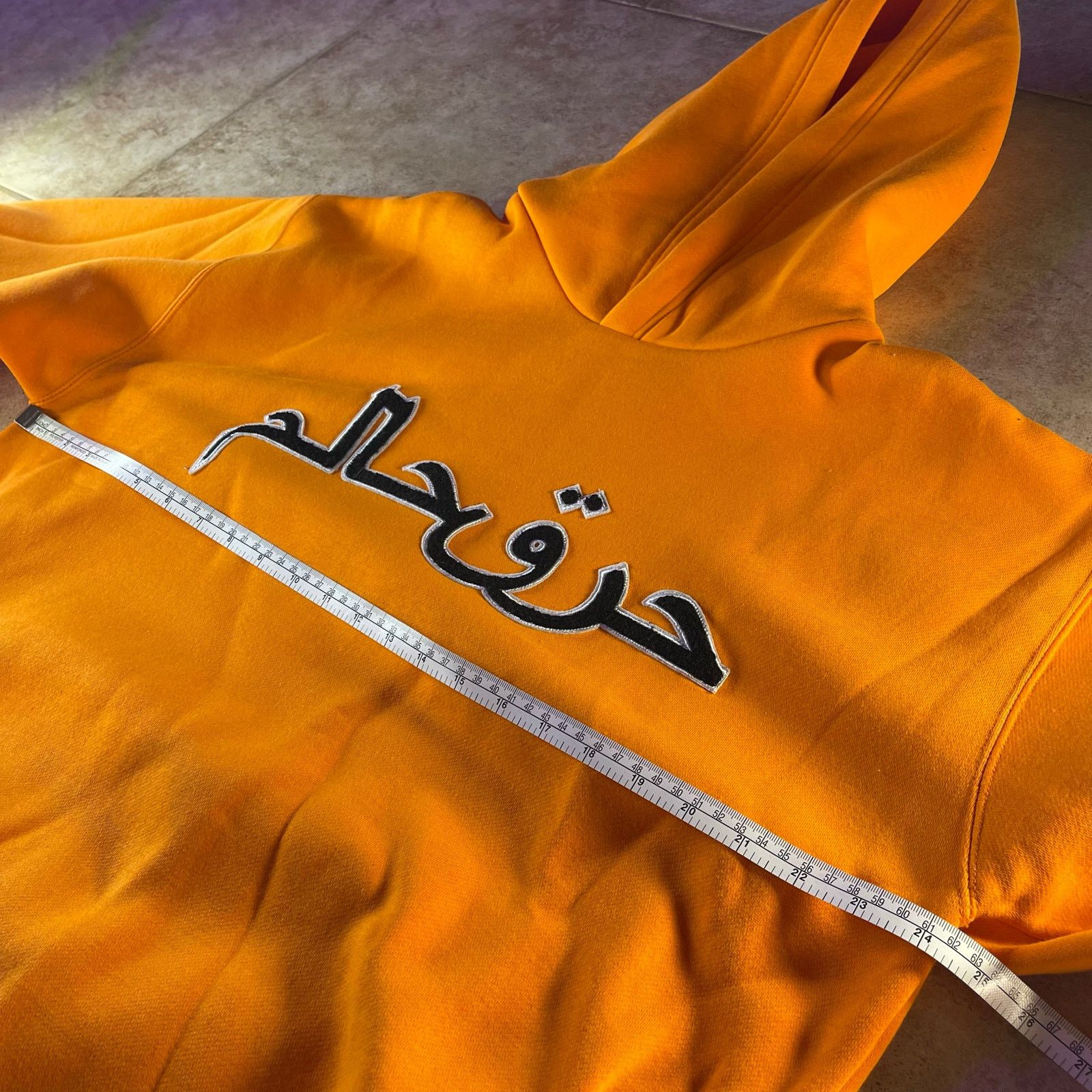 Japanese Brand Orange Arabic Logo Supreme Style Hoodie Size US M / EU 48-50 / 2 - 7 Thumbnail