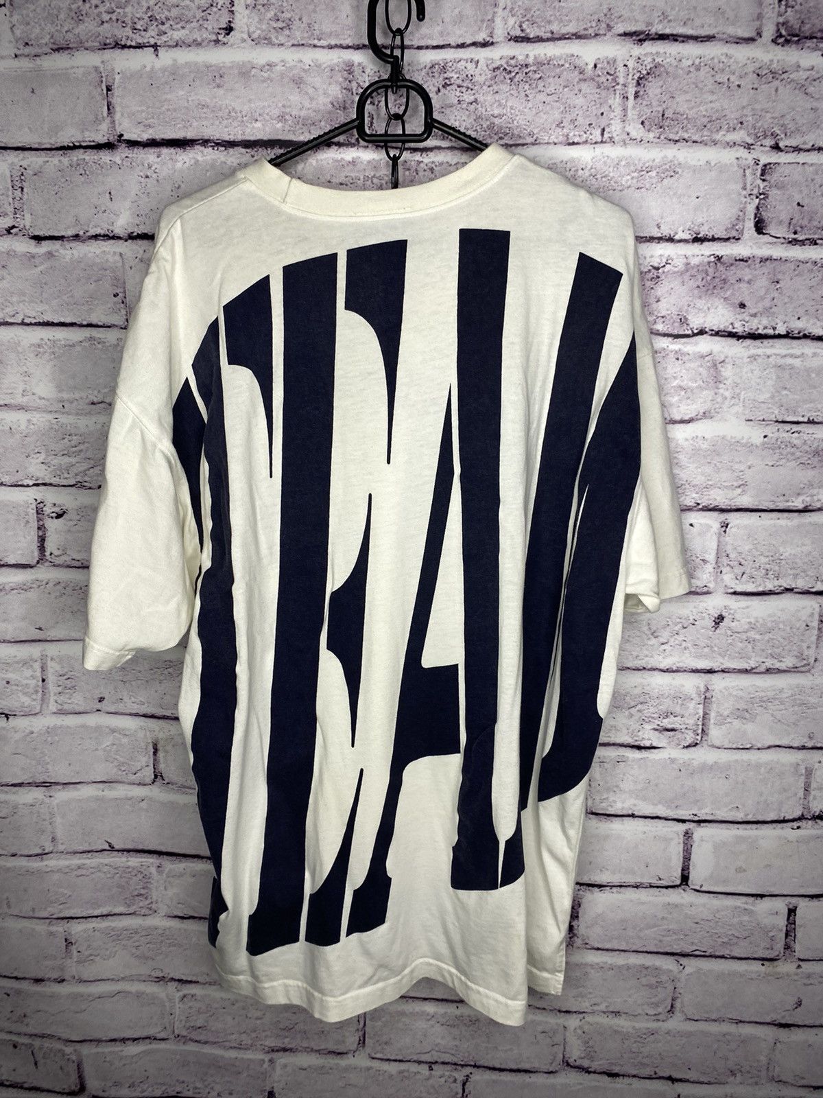 Adidas MENS T-shirt Adidas Team Vintage Rare Overprint Logo Tee Size US XL / EU 56 / 4 - 6 Thumbnail