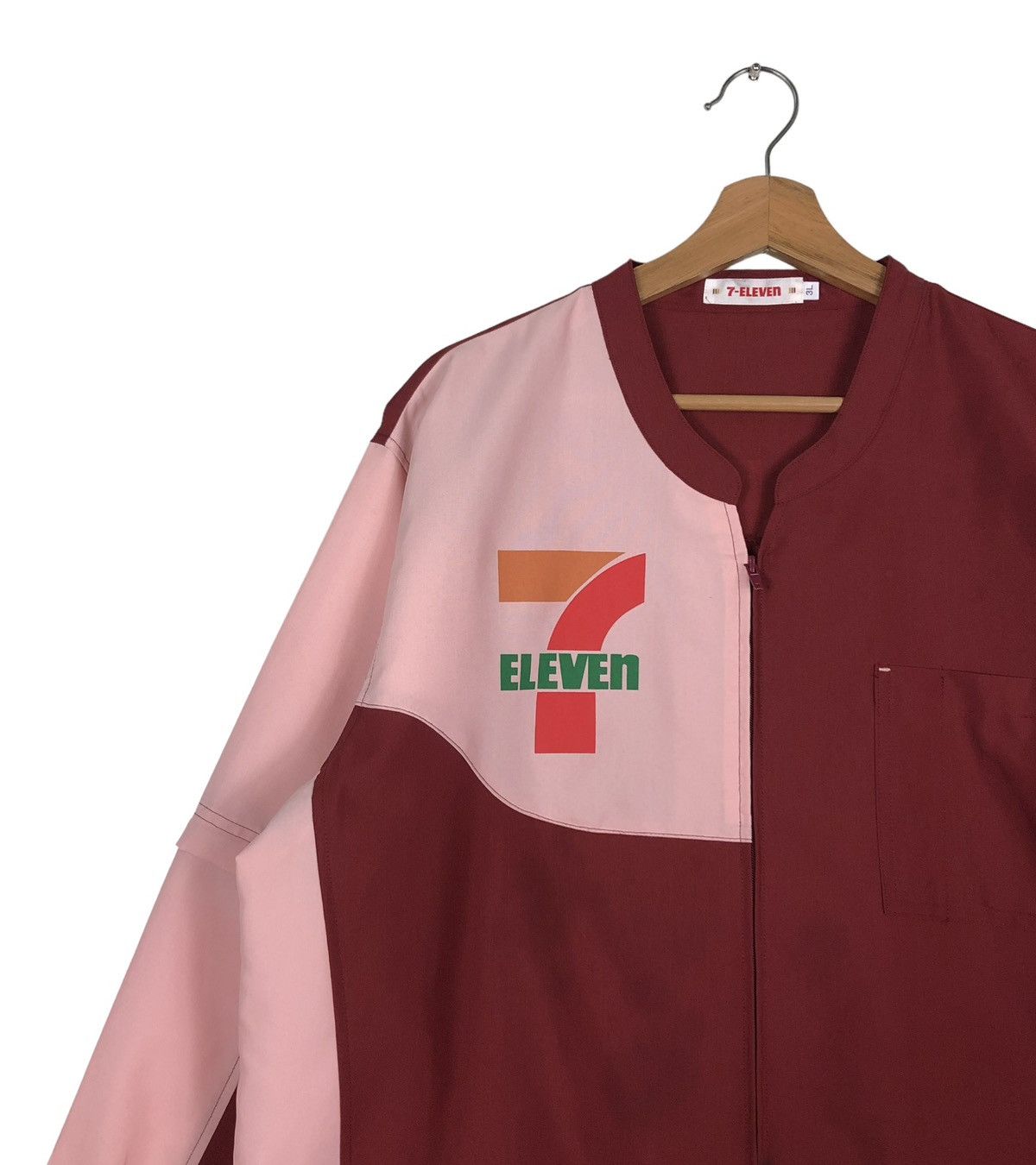 Japanese Brand 🔥VINTAGE WORK JACKET 7-ELEVEN BIG LOGO SPELL OUT Size US M / EU 48-50 / 2 - 7 Thumbnail