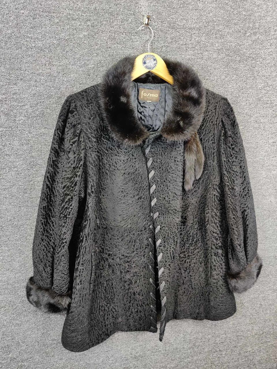 Other Fosma France Faux Fur Suede Leather Coat Jacket Size US M / EU 48-50 / 2 - 5 Thumbnail