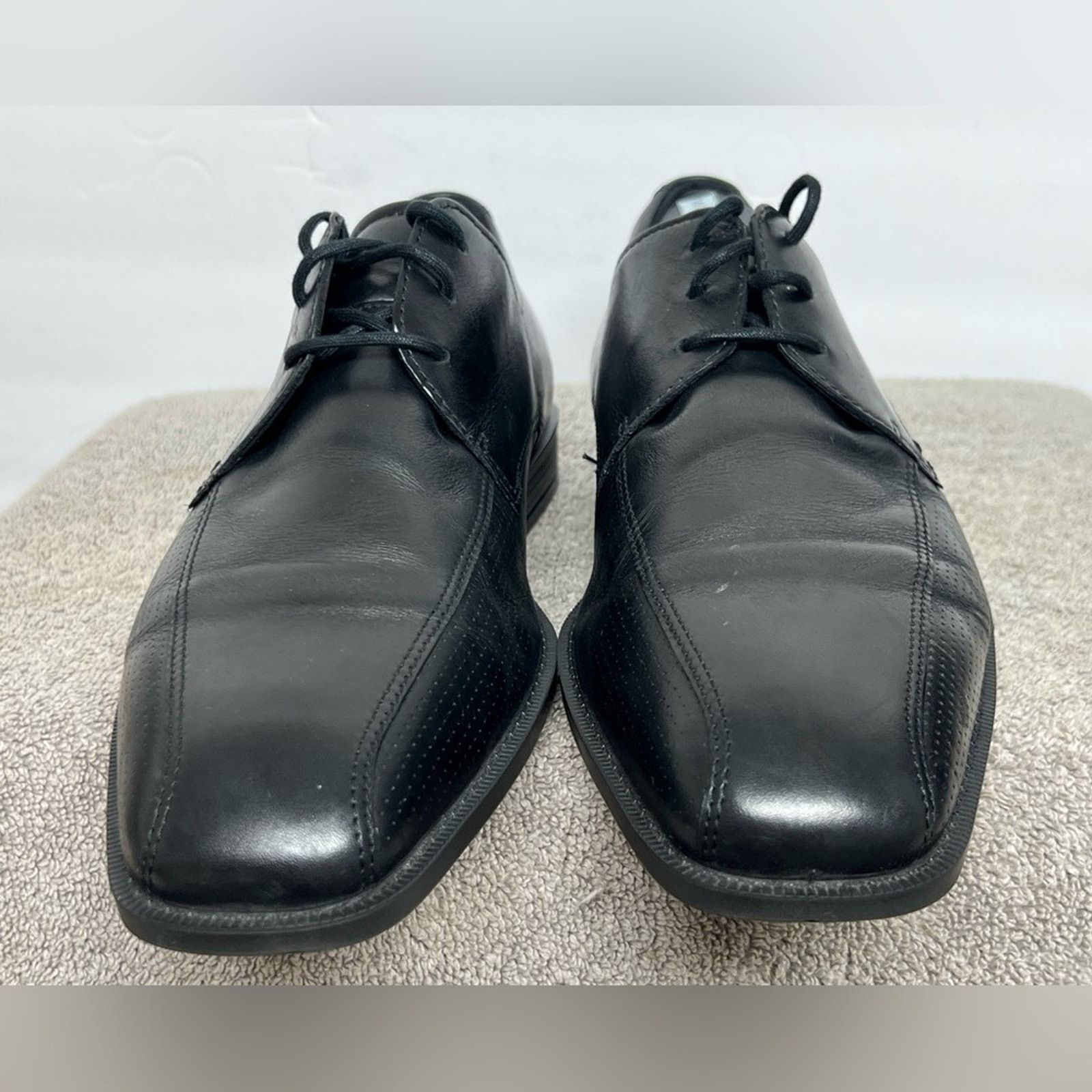 Ecco Ecco Edinburgh Bike Toe Oxford Dress Shoe Men 9/9.5 US EU 43 Size US 9 / EU 42 - 3 Thumbnail