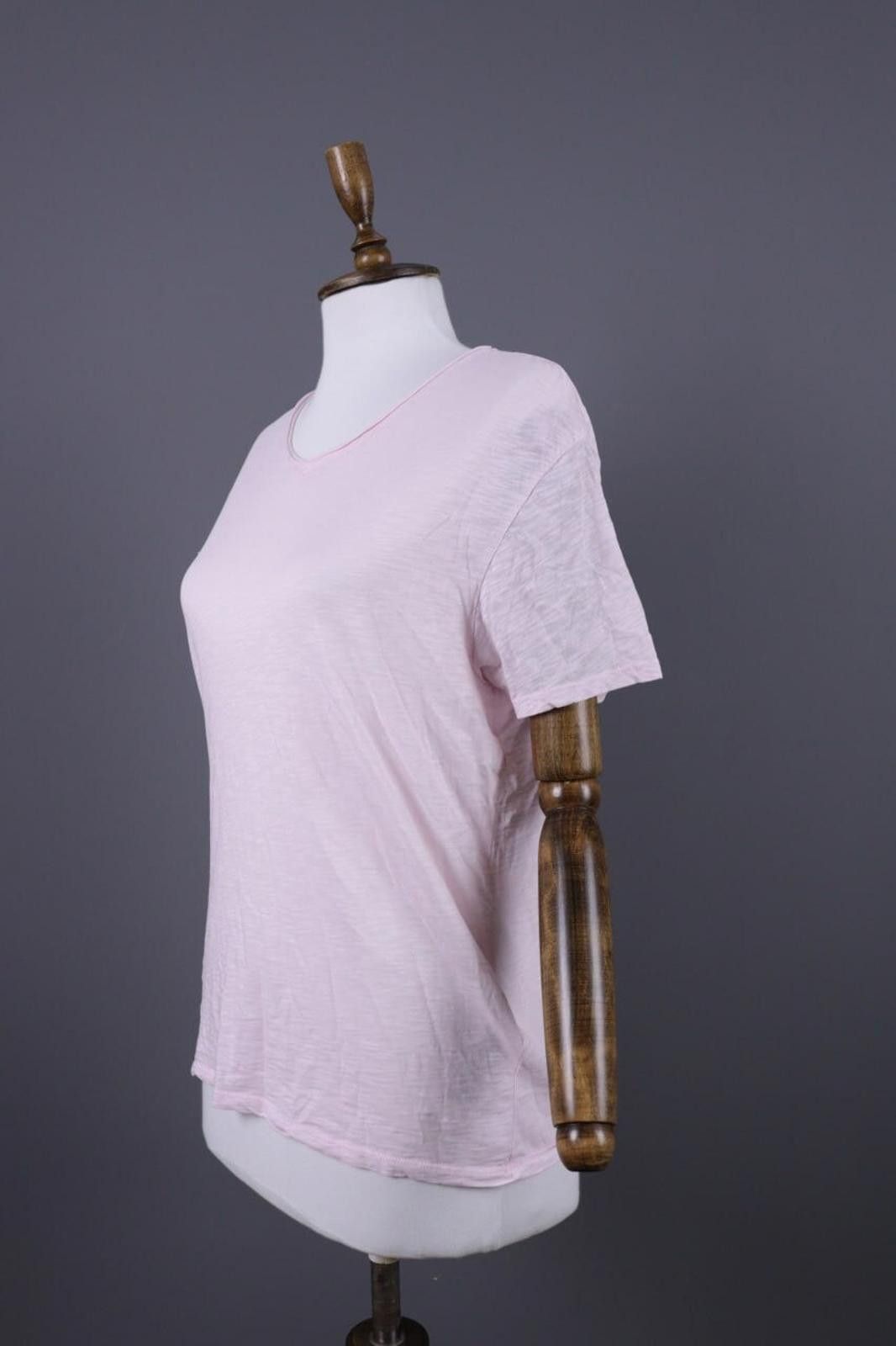 Zadig & Voltaire Zadig & Voltaire Pink Scoop Neck Summer T-Shirt Size M Size M / US 6-8 / IT 42-44 - 8 Thumbnail