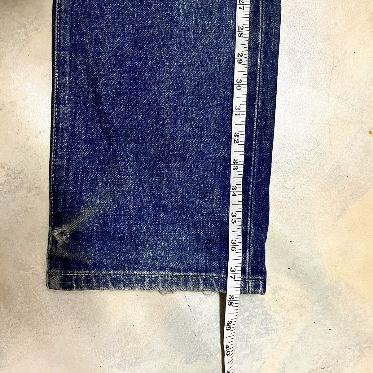 Levi's Vintage levis lot 707 selvedge distressed denims style Size US 28 / EU 44 - 16 Thumbnail