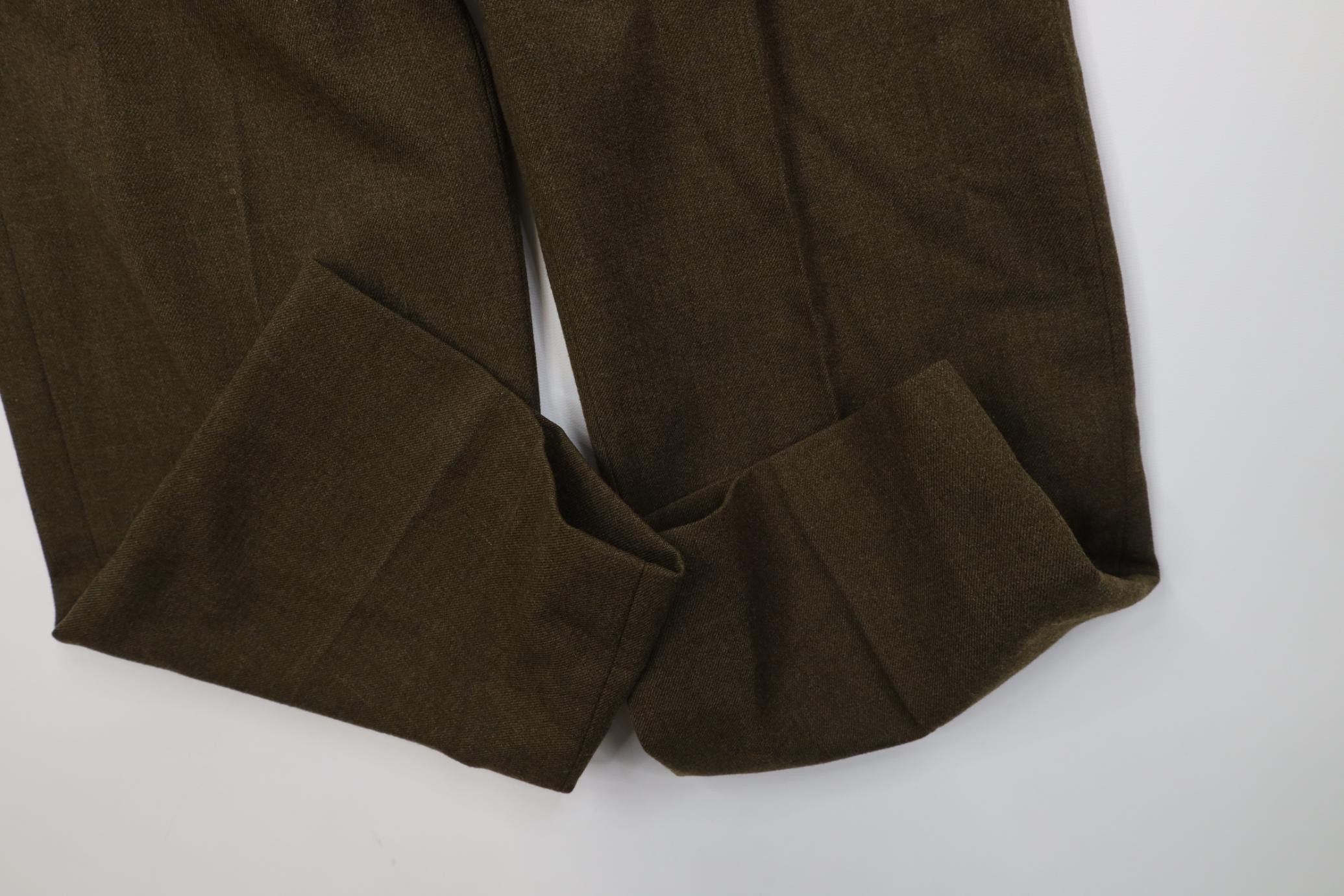 Vintage Vintage 50s USGI Korean War 18 oz Wide Leg Pants Green USA Size US 28 / EU 44 - 5 Thumbnail
