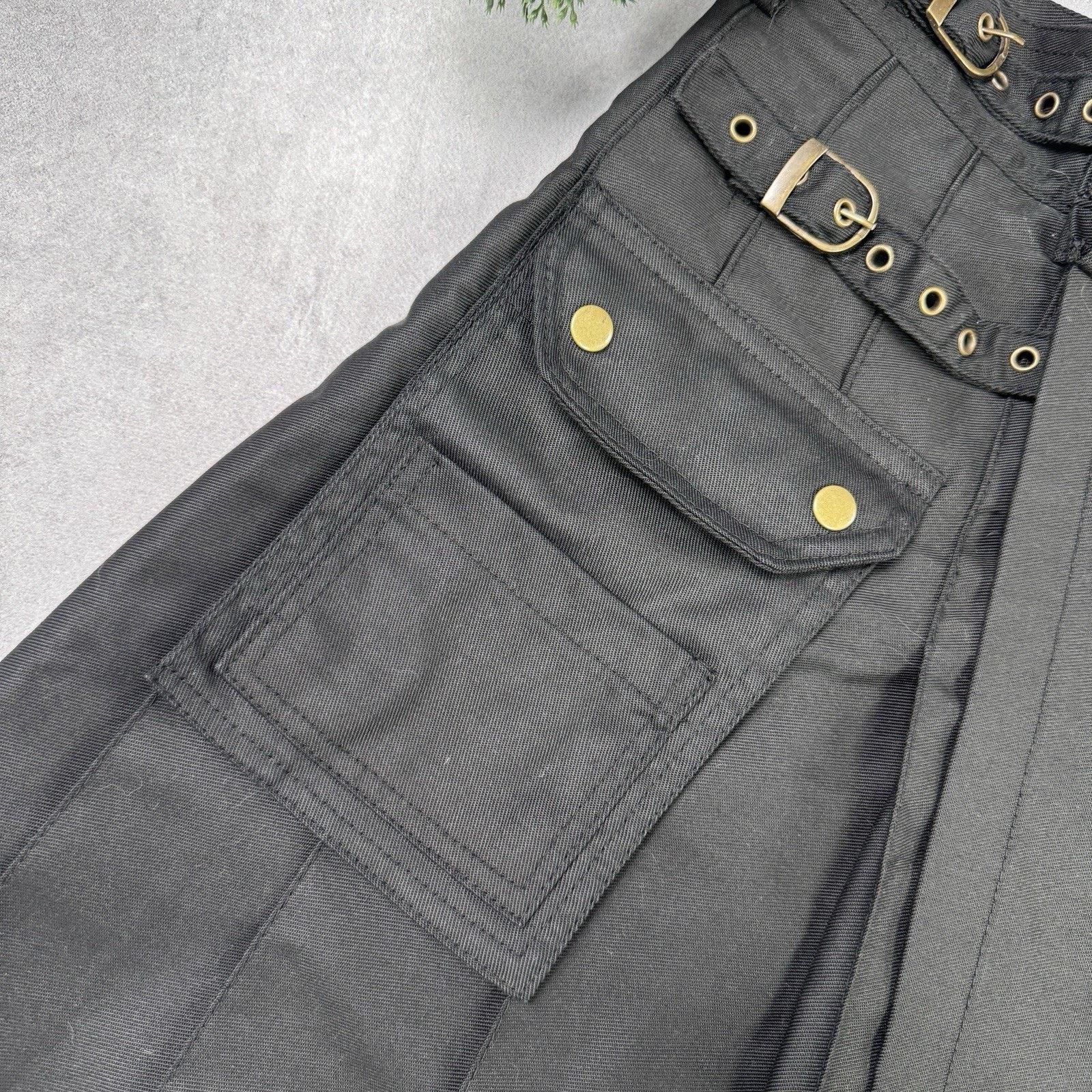 Vintage Modern Kilts Men Cargo Black Kilt Size 32 Size US 32 / EU 48 - 3 Thumbnail