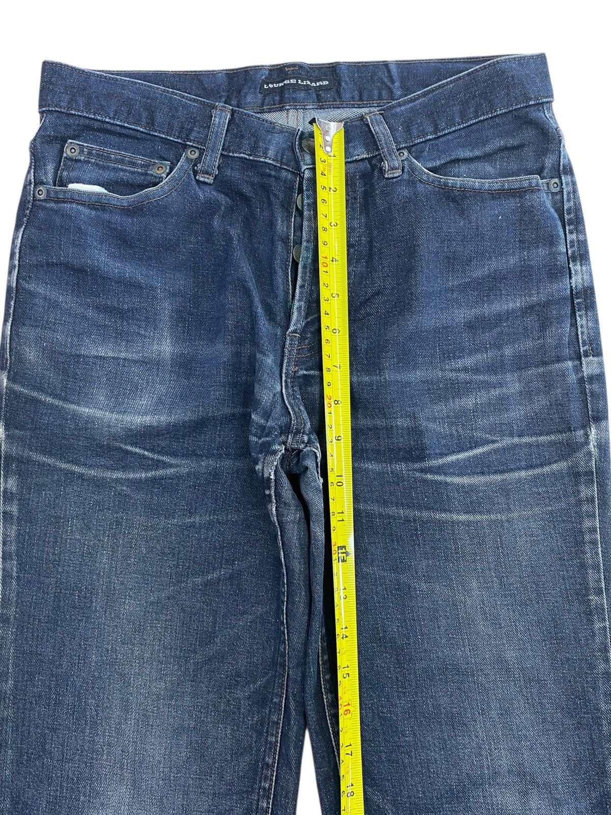 Lounge Lizard Lounge Lizard Dark Wash Style Whiskers Jeans Size US 29 - 6 Thumbnail