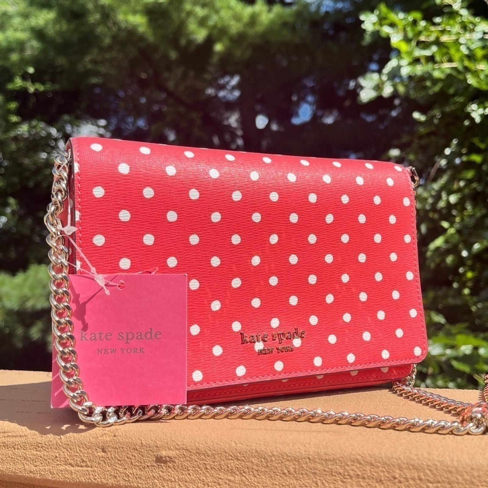 Kate Spade Kate Spade Polka Dot Crossbody With Removable Stripe NWT Size ONE SIZE - 2 Thumbnail