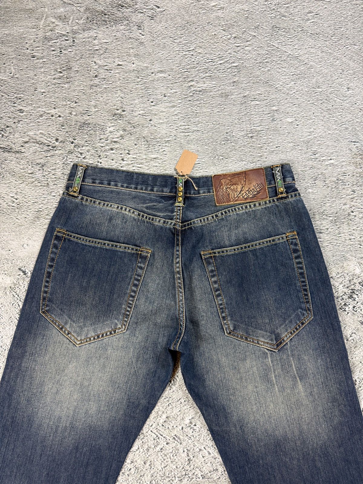 Ed Hardy Ed Hardy Christian Audigier vintage jeans big logo pants 420 Size US 34 / EU 50 - 11 Thumbnail