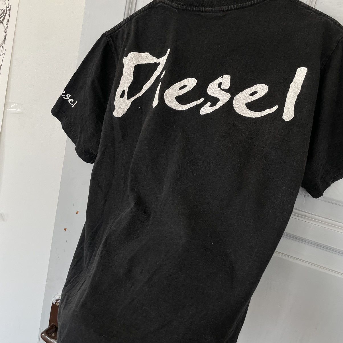 Diesel Vintage 90’s Diesel Avantgarde T-shirt Y2K size L Size US L / EU 52-54 / 3 - 6 Thumbnail