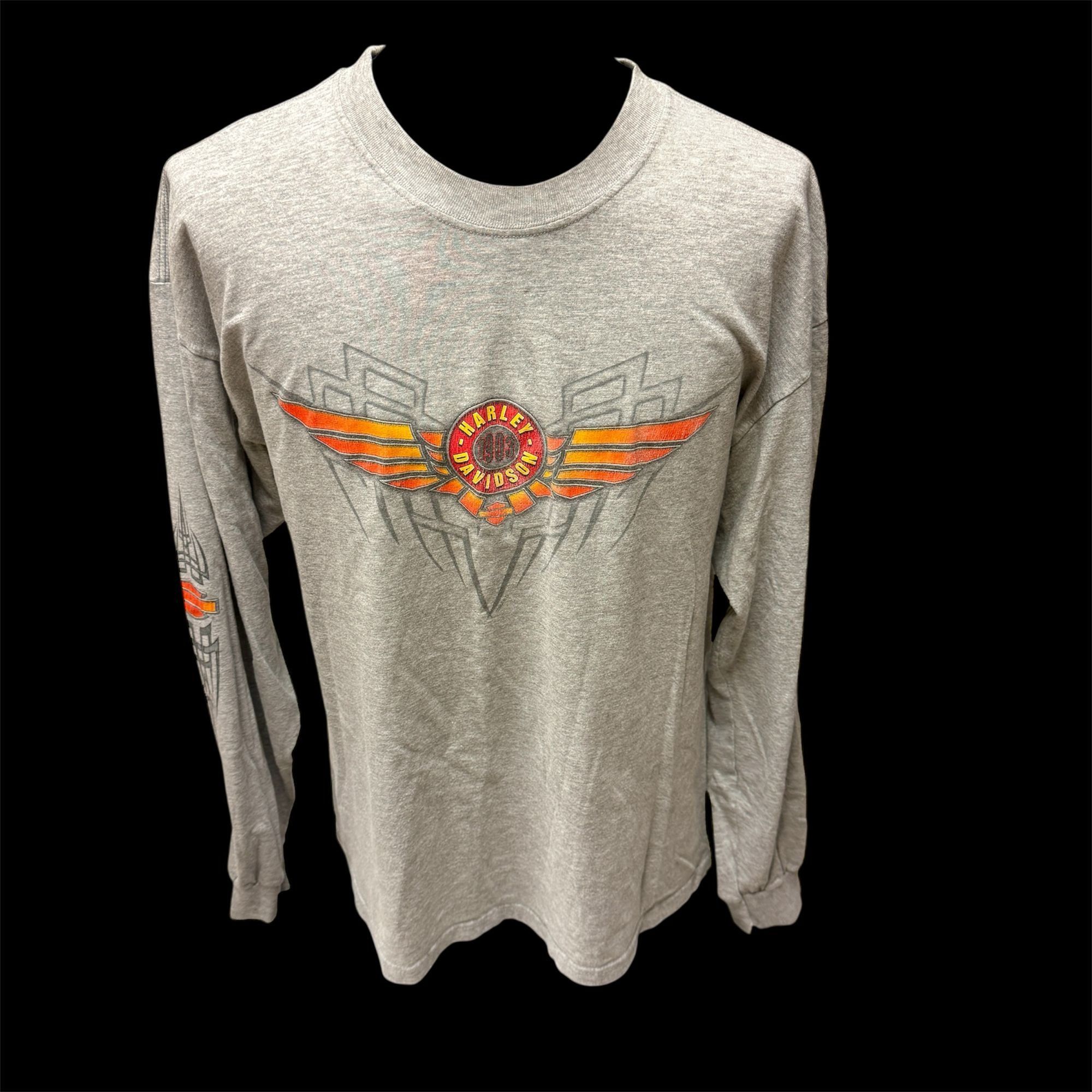 Harley Davidson H-D Motorcycle Mike Bruno's BAYOU COUNTRY LA SWAMP Biker Tee Size US XL / EU 56 / 4 - 5 Thumbnail