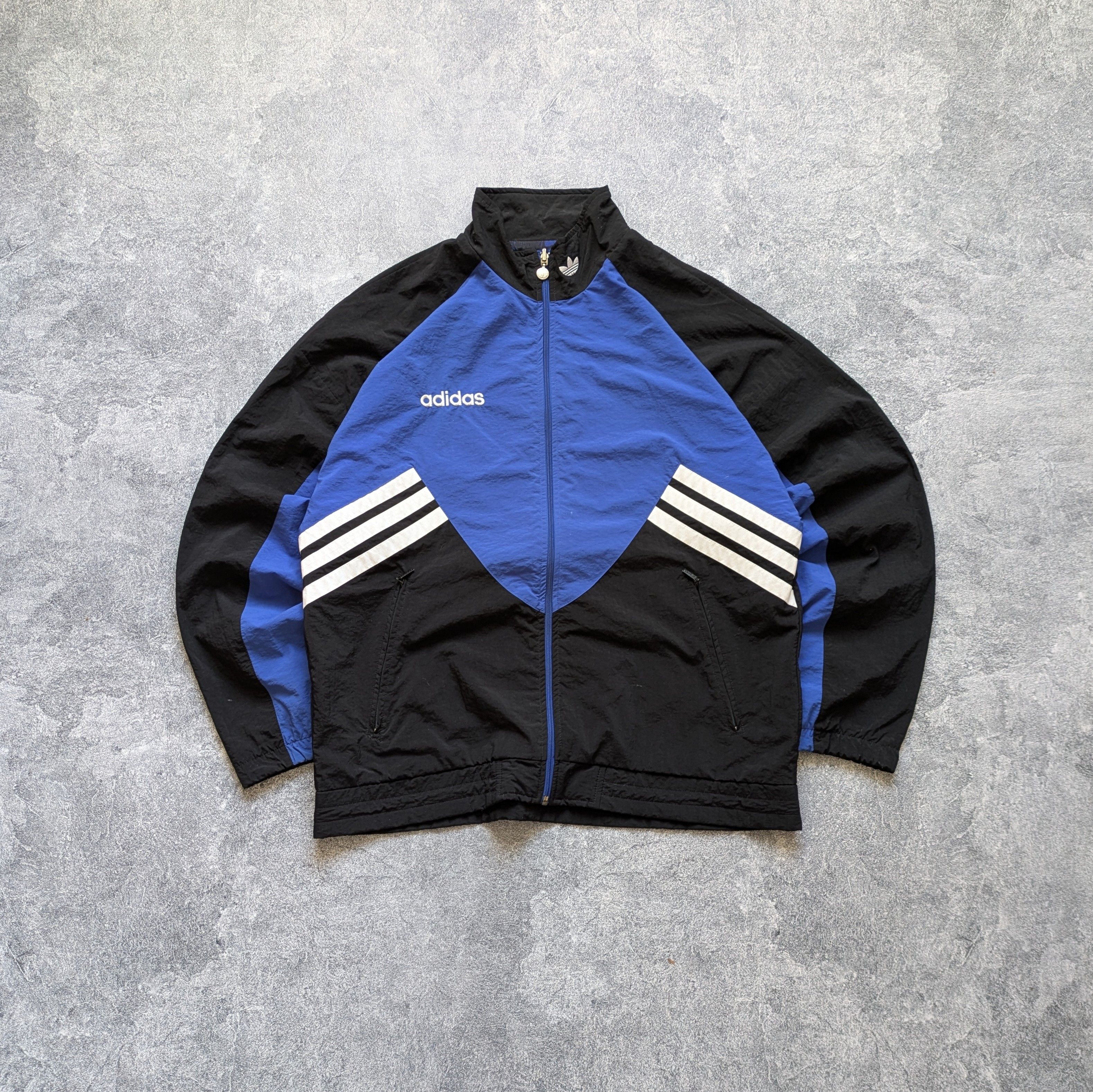 Vintage Adidas Striped Reversible Zip Track Jacket