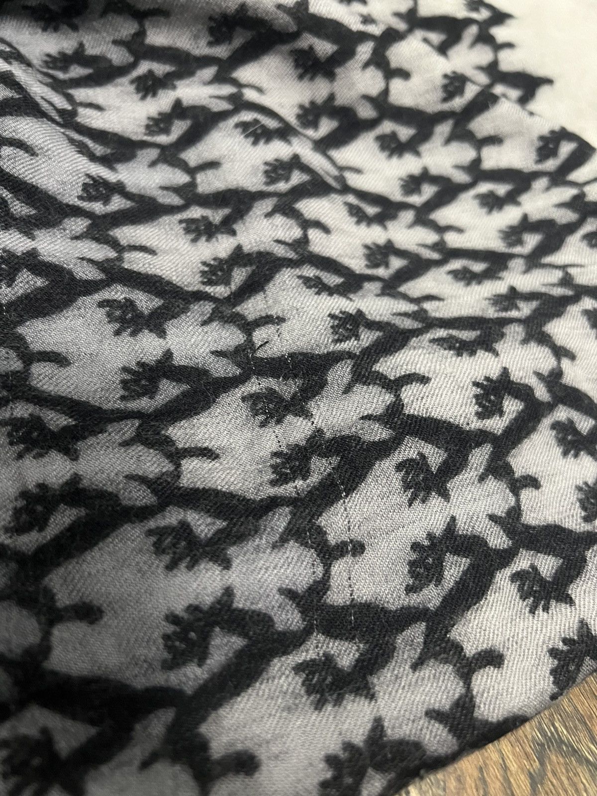 Gucci Reversible Gucci scarf with deer print Size ONE SIZE - 19 Thumbnail