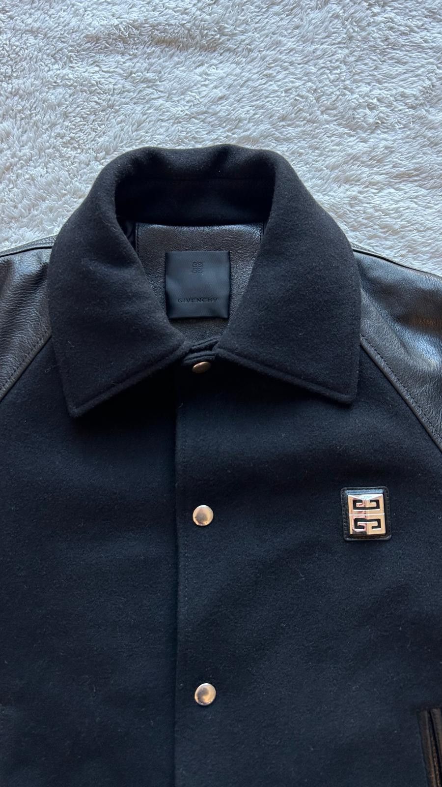 Givenchy Givenchy Leather Wool Varsity Jacket Size 46 Size US S / EU 44-46 / 1 - 3 Thumbnail