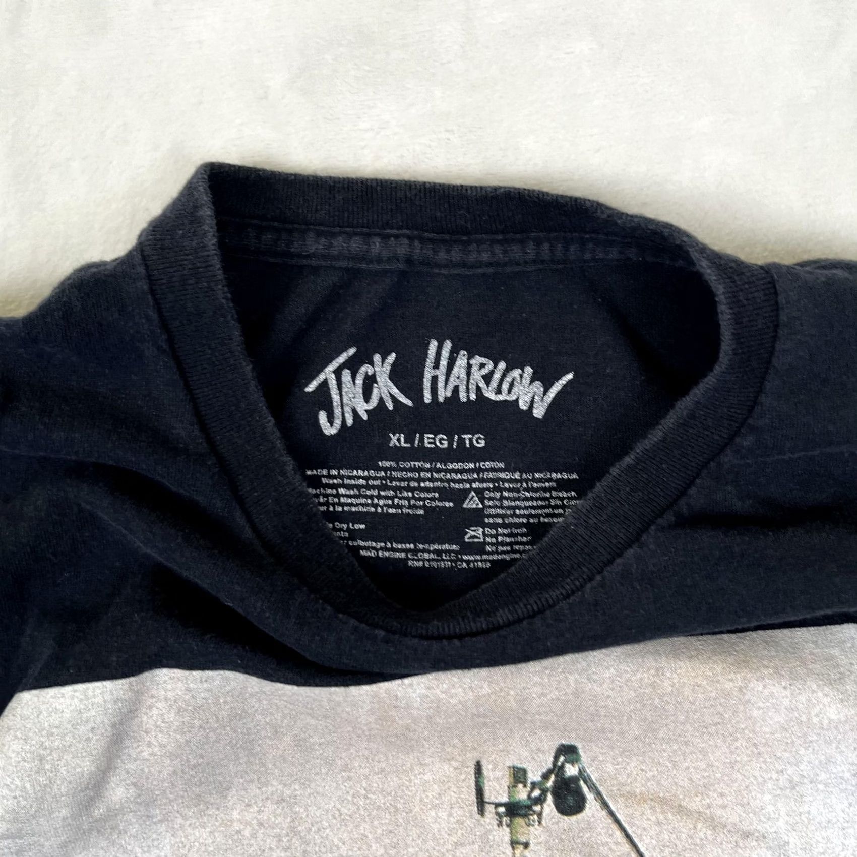 Vintage Jack Harlow T-Shirt Mens XL Black Studio Microphone Graphic Rap Music Tee Size US XL / EU 56 / 4 - 5 Thumbnail