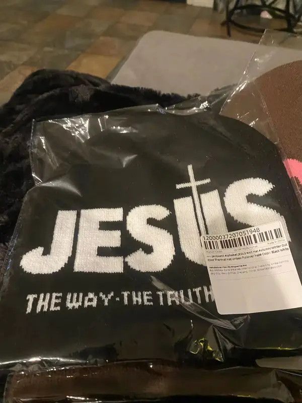 Japanese Brand "Masumi x Konno "Jesus Beanie Hat Size ONE SIZE - 5 Thumbnail
