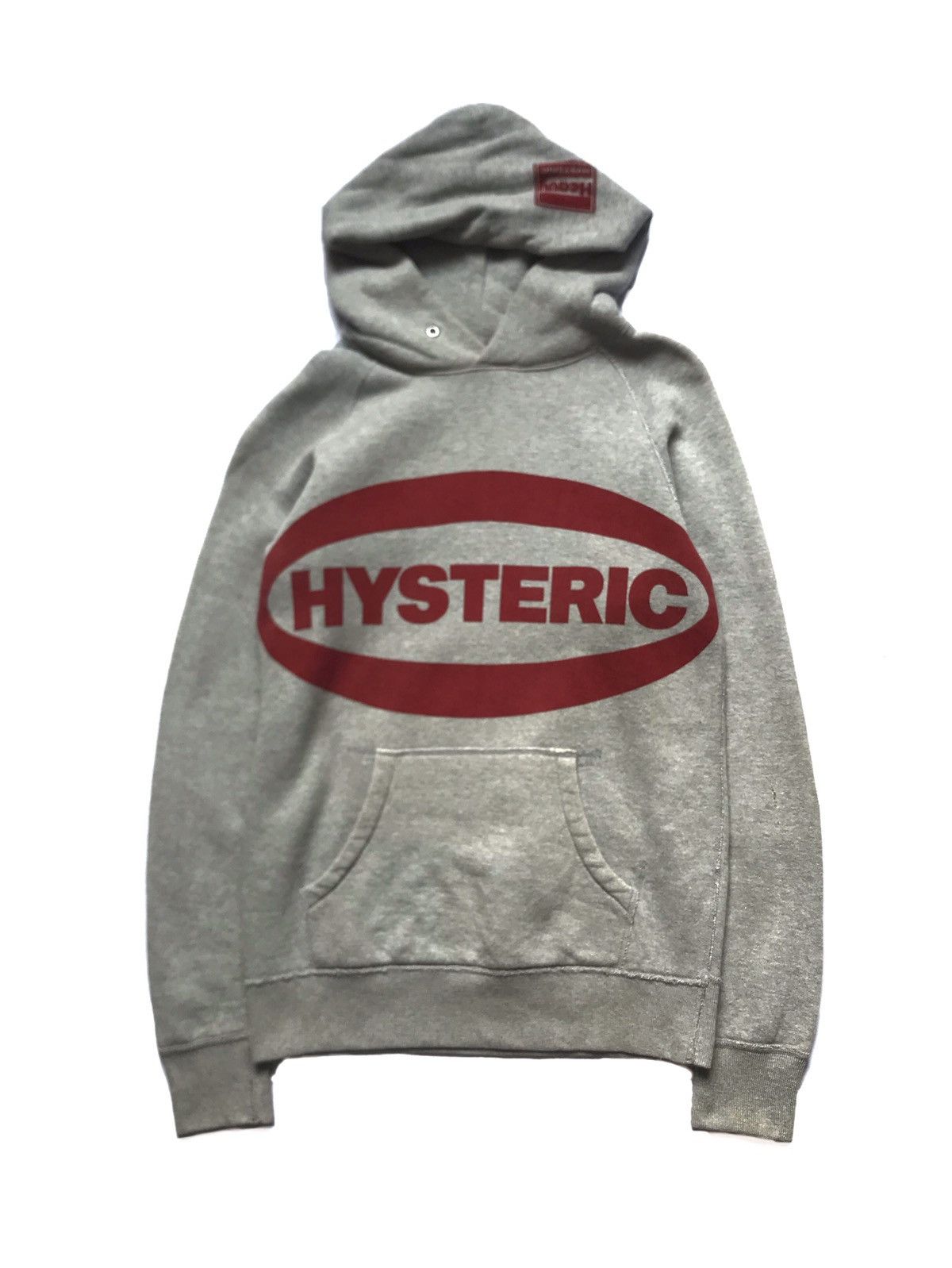 image of Hysteric Glamour Sweatshirt Hoodie Big Logo Hysteric in Grey, Men's (Size Small)