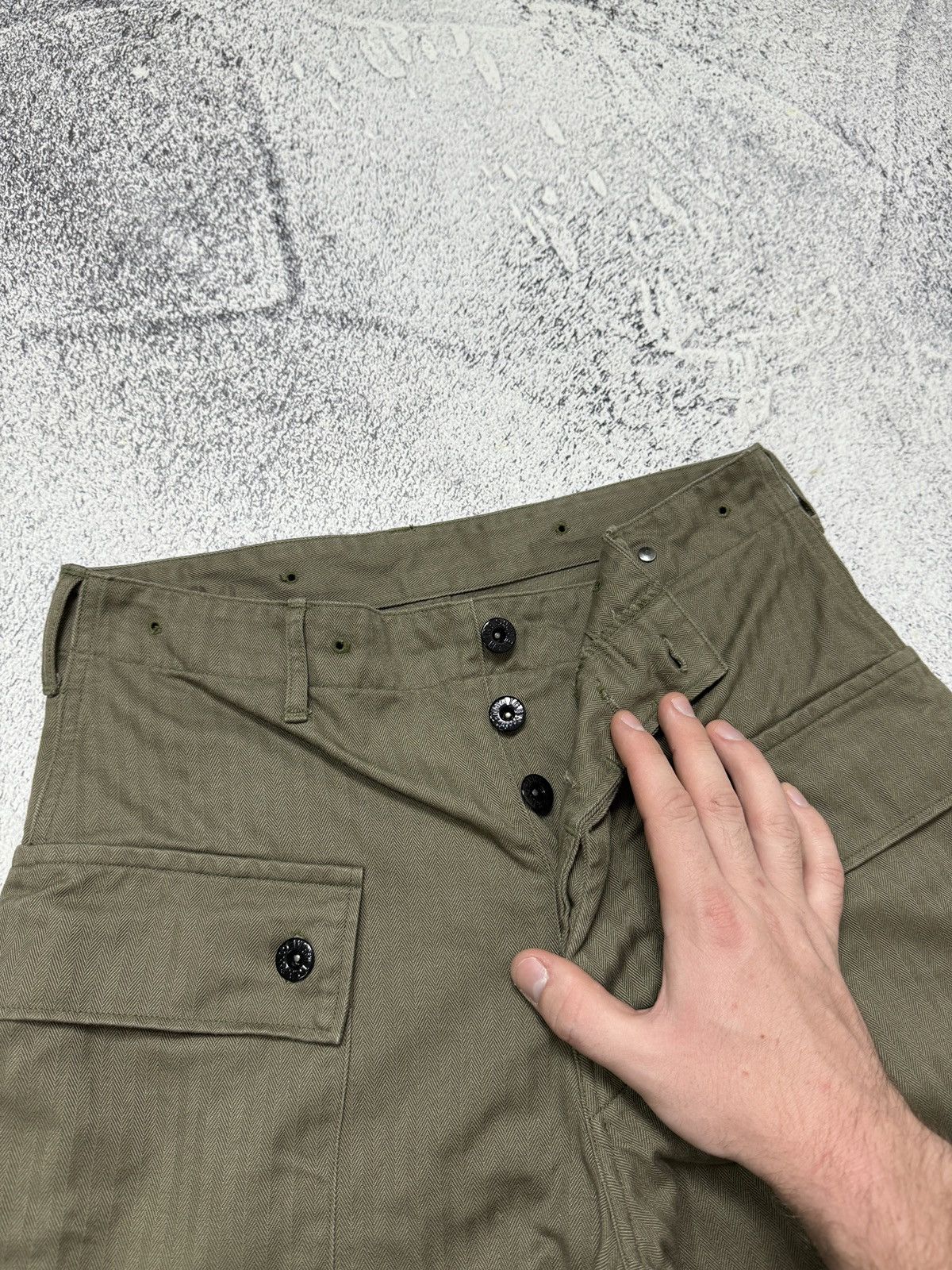 TCB Jeans 🇯🇵 TCB Jeans Japanese Military Cargo Pants Size US 32 / EU 48 - 6 Thumbnail