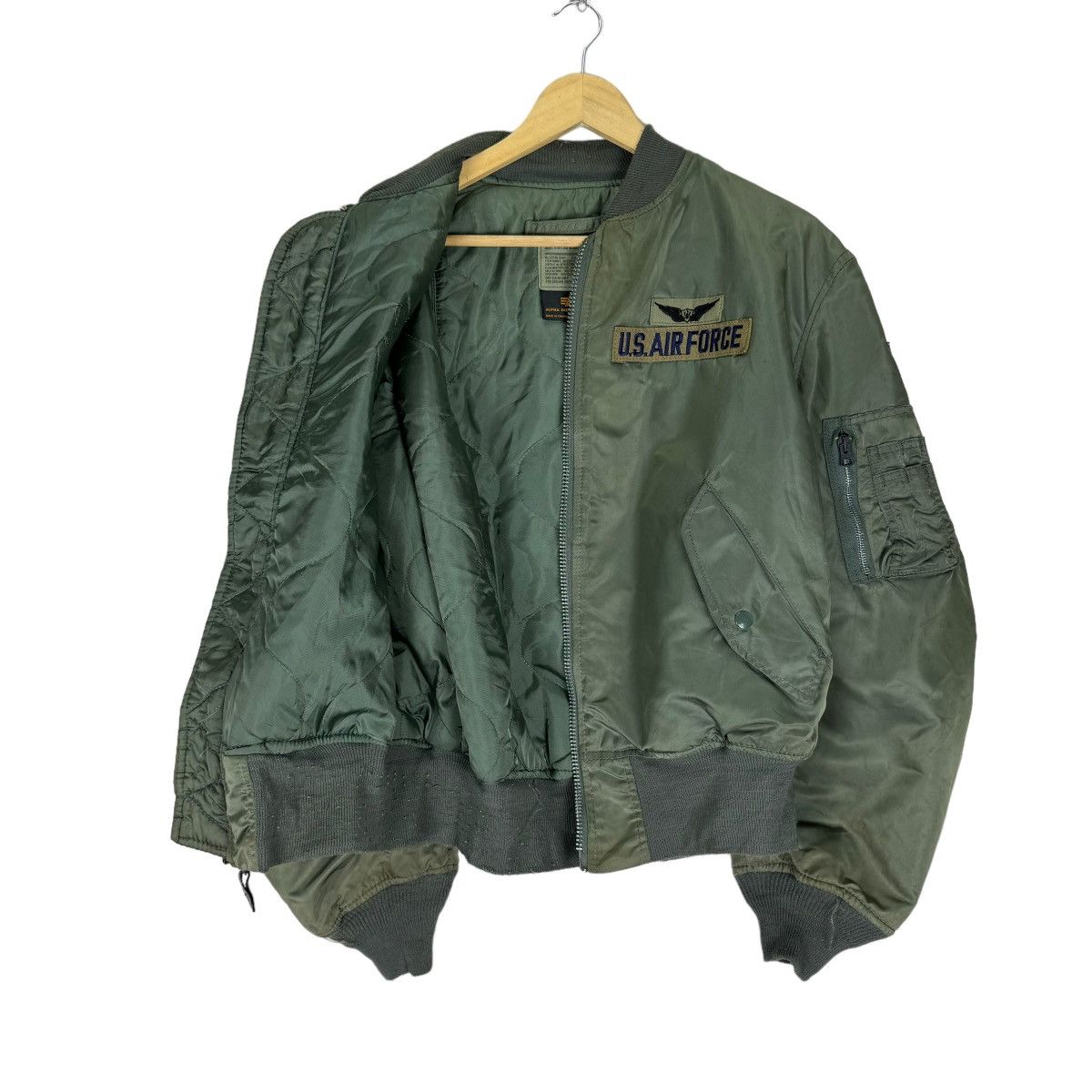 Alpha Industries ☀️ALPHA INDUSTRIES MA-1 FLYER BOMBER RIOT JACKET Size US L / EU 52-54 / 3 - 10 Thumbnail